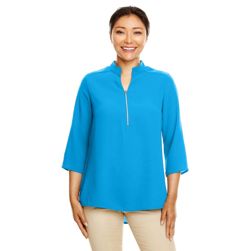 Devon & Jones Ladies' Perfect Fit™ 3/4-Sleeve Crepe Tunic 16