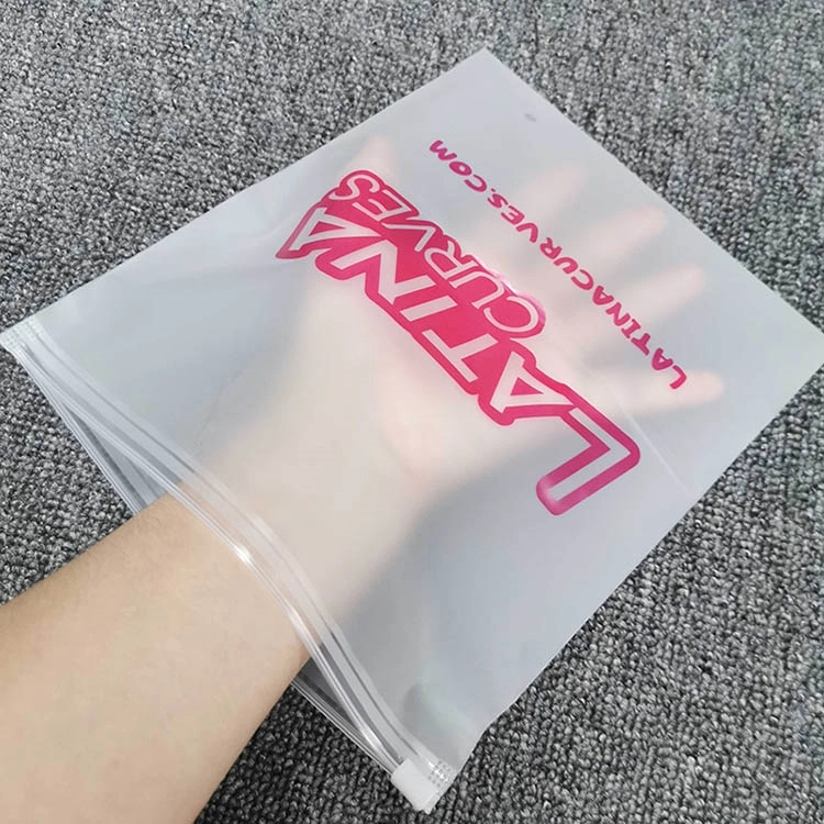 Frosted Reclosable Zipper Bags - 25 x 30 cm 2