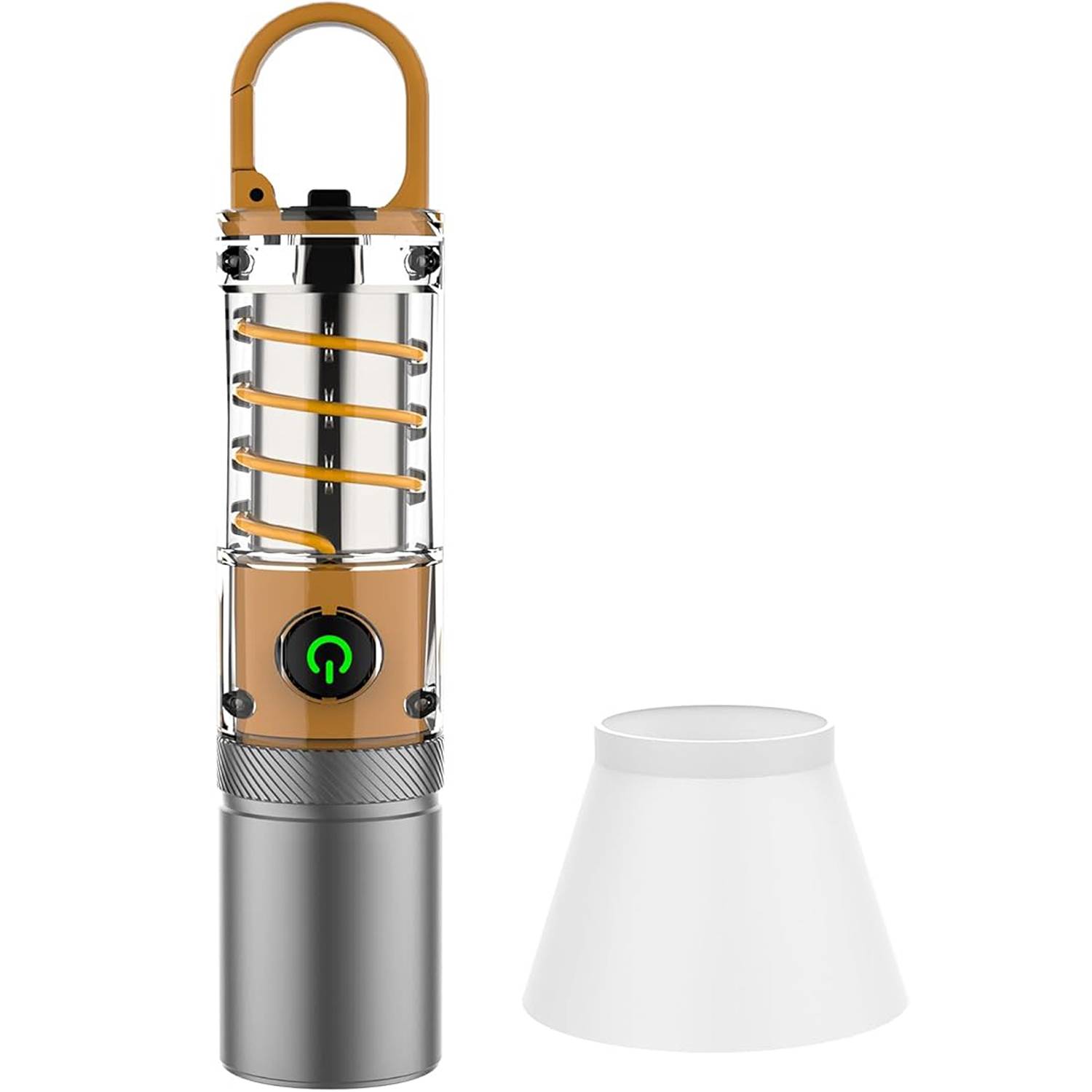 Rechargeable Tactical LED Flashlight w/ Hanging Hook 4