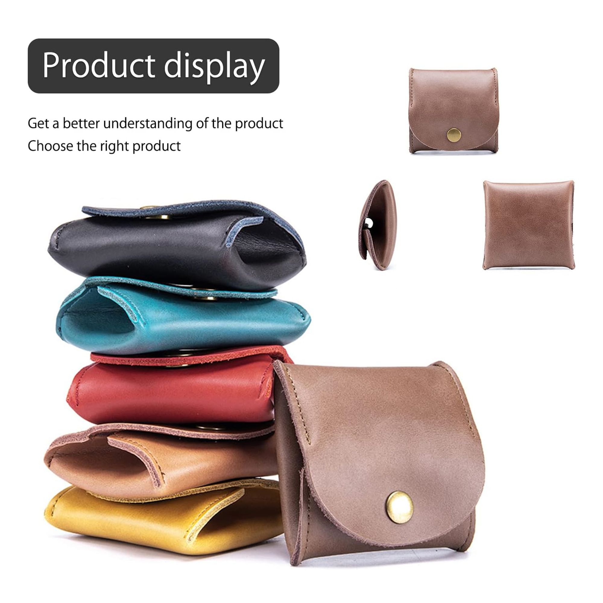 Genuine Leather Coin Purse 4