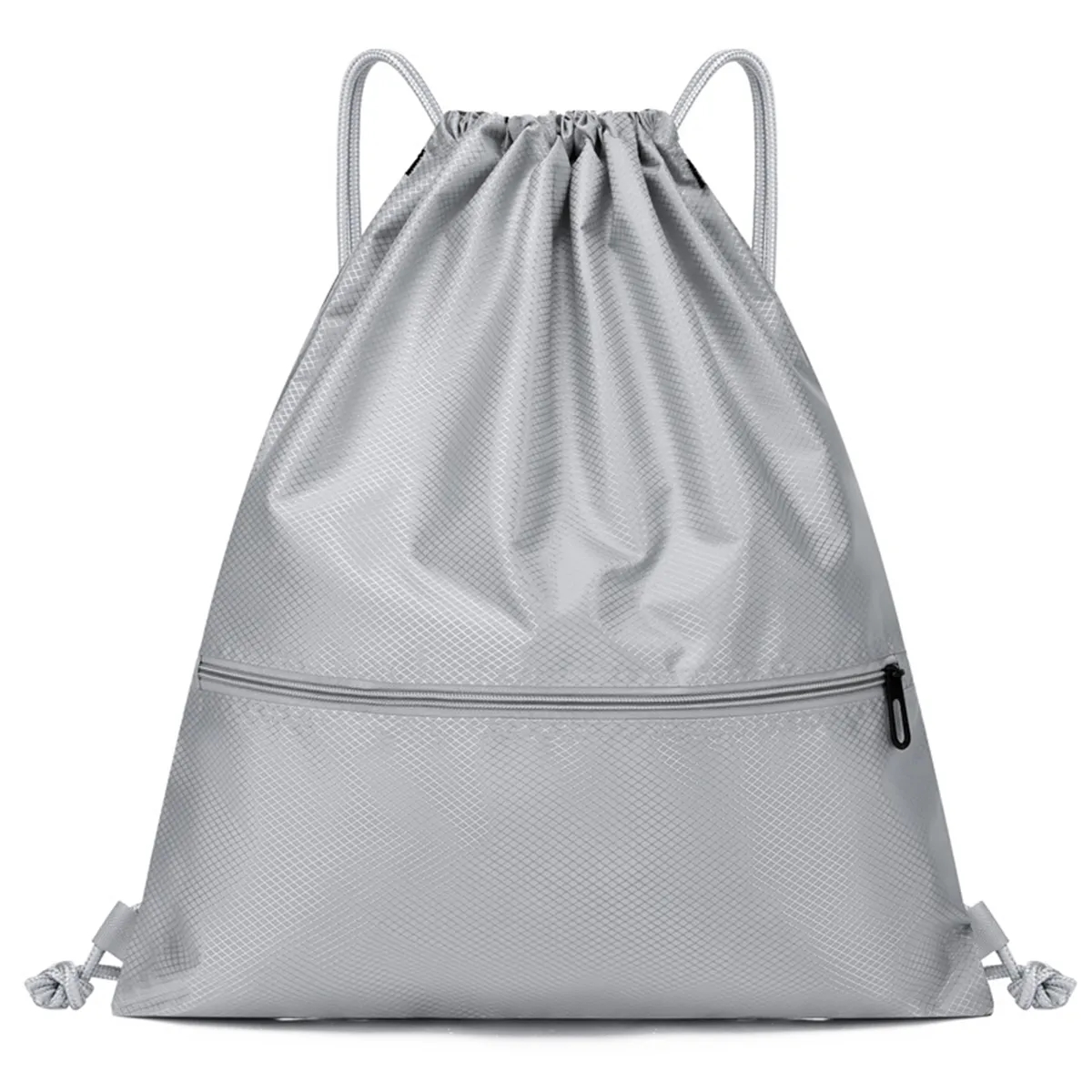 Large Capacity Outdoor Drawstring Backpack With Front Pouch 6