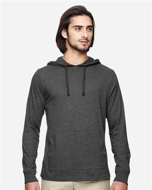 Unisex Eco Jersey Pullover Hooded Long Sleeve T-Shirt - EC1085 21