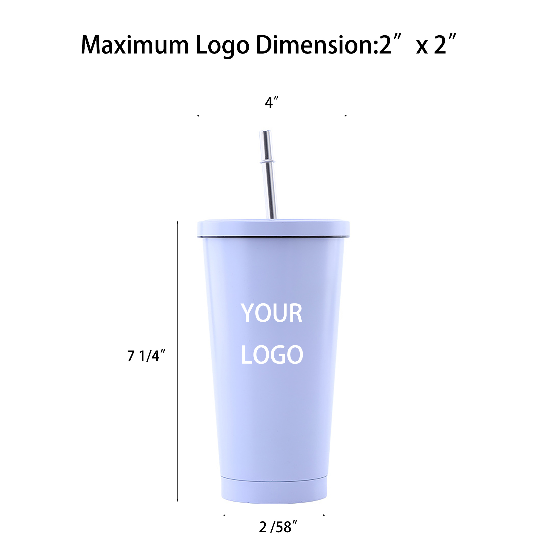 16 Oz Stainless Steel Straw Mug With Lid 4