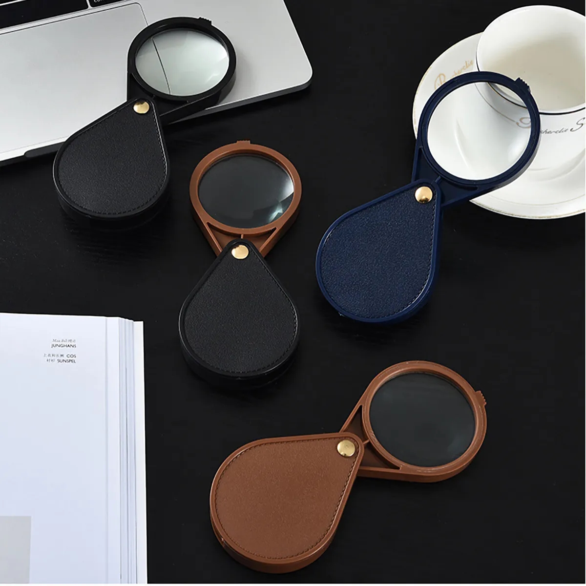 10X Mini Folding Pocket Magnifying Glass 6
