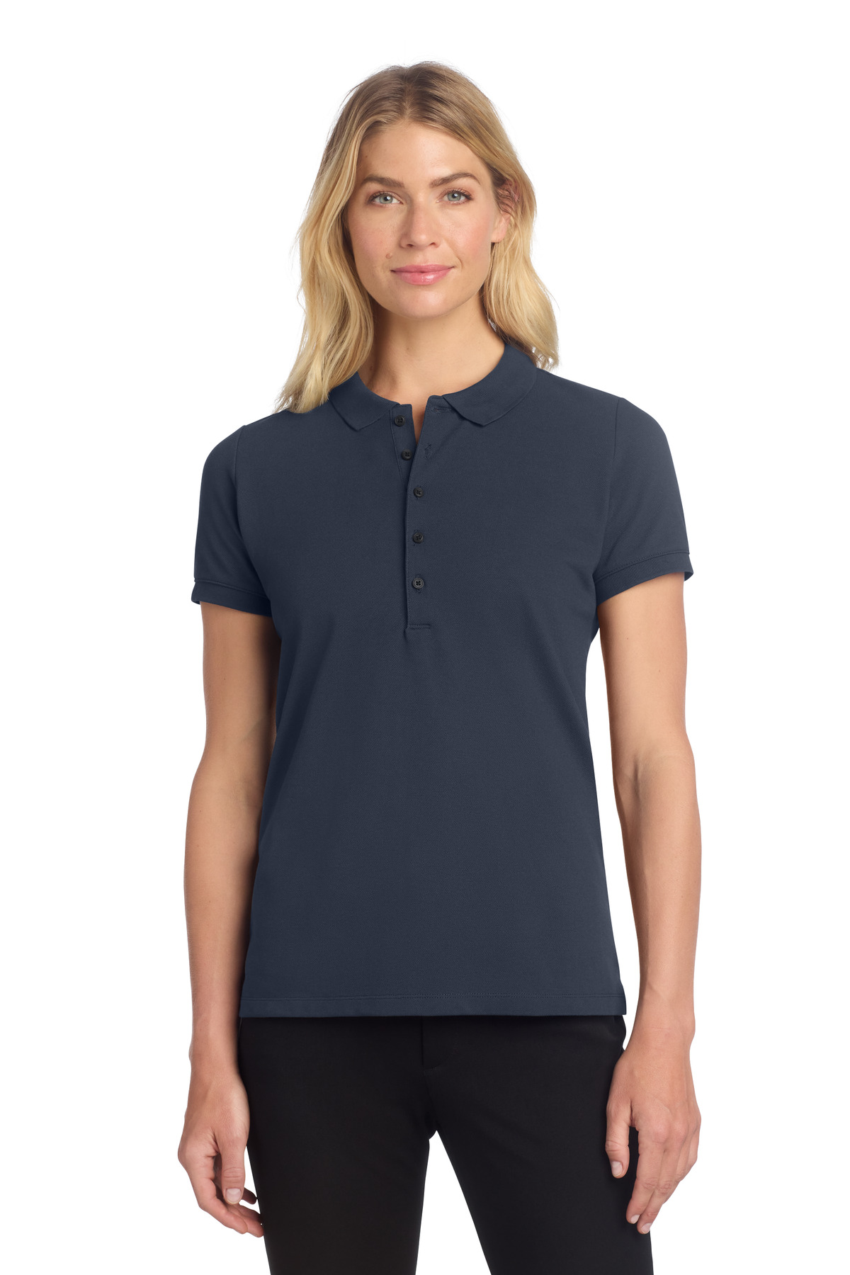 Mercer+Mettle Women's Stretch Heavyweight Pique Polo MM1001 60