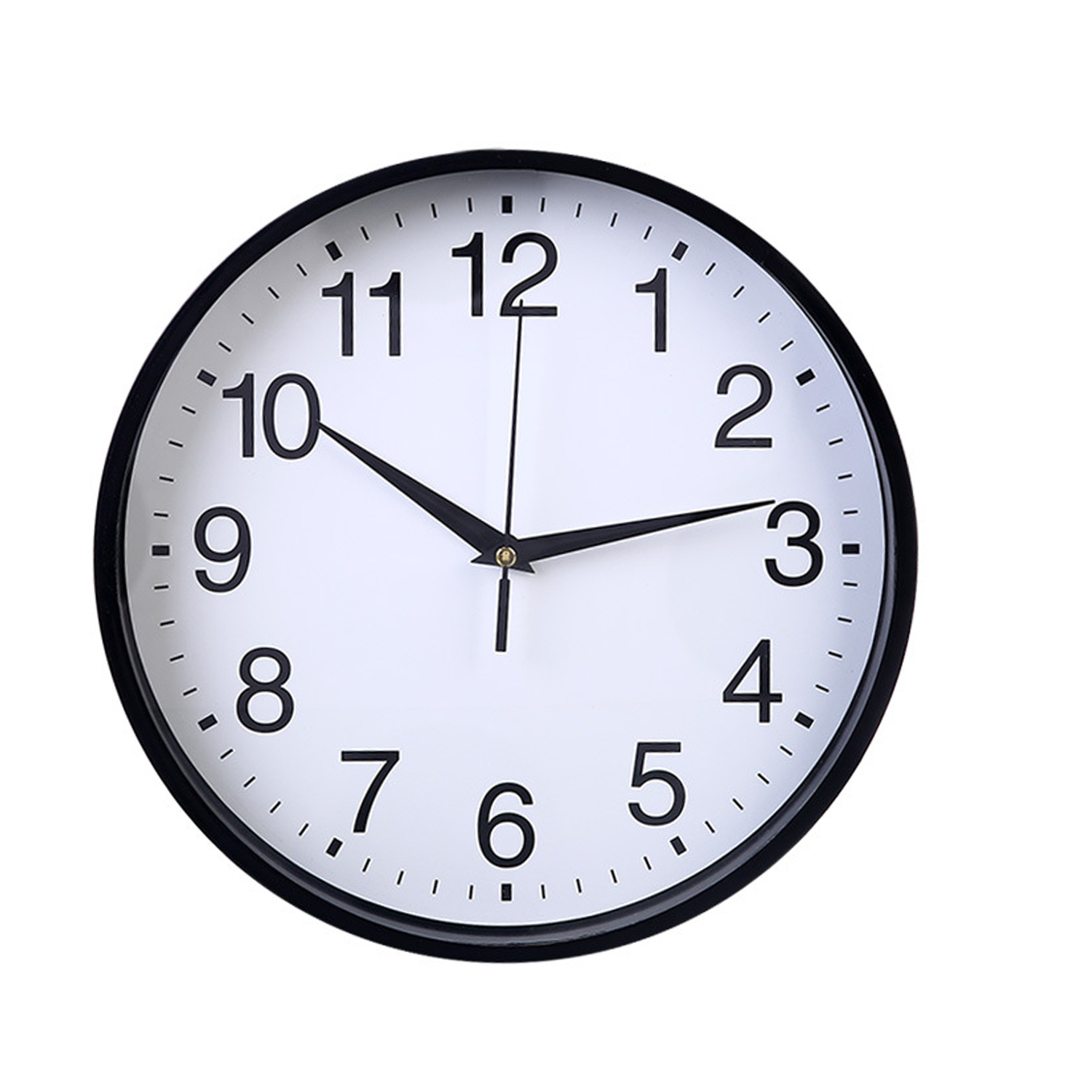 Silent Battery Operated Plastic Wall Clock 8