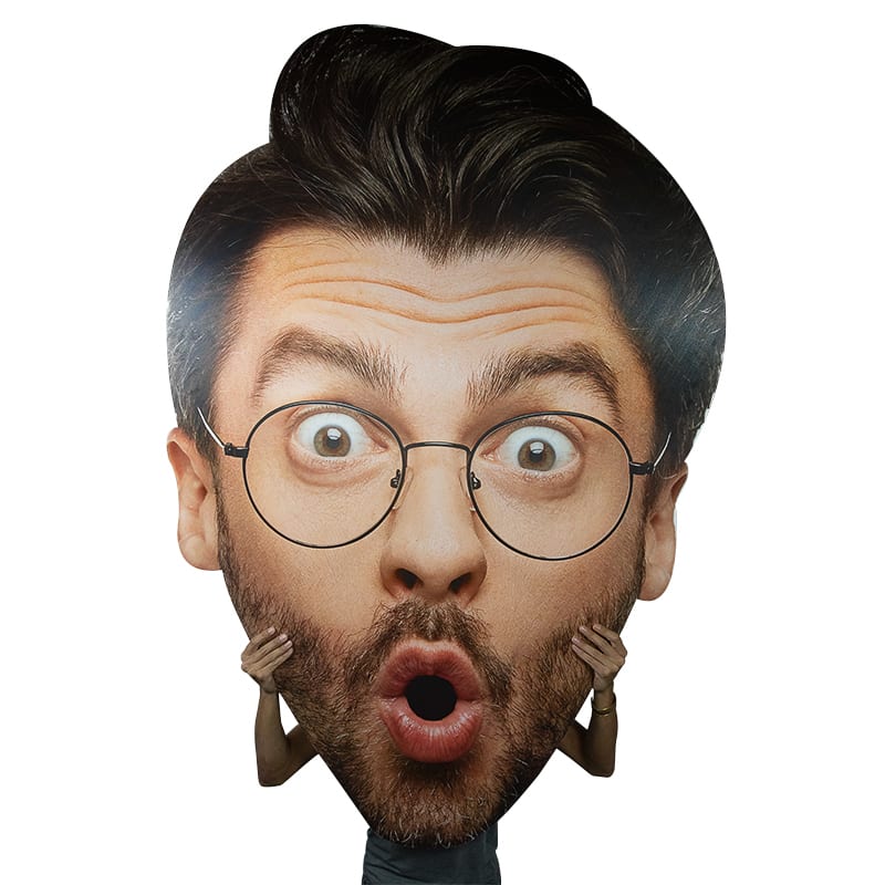 4 Ft Foam Giant Head Cutouts 2
