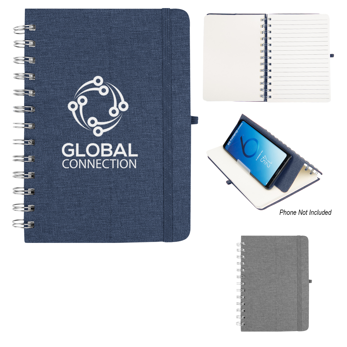 RPET Notebook With Phone Holder 3