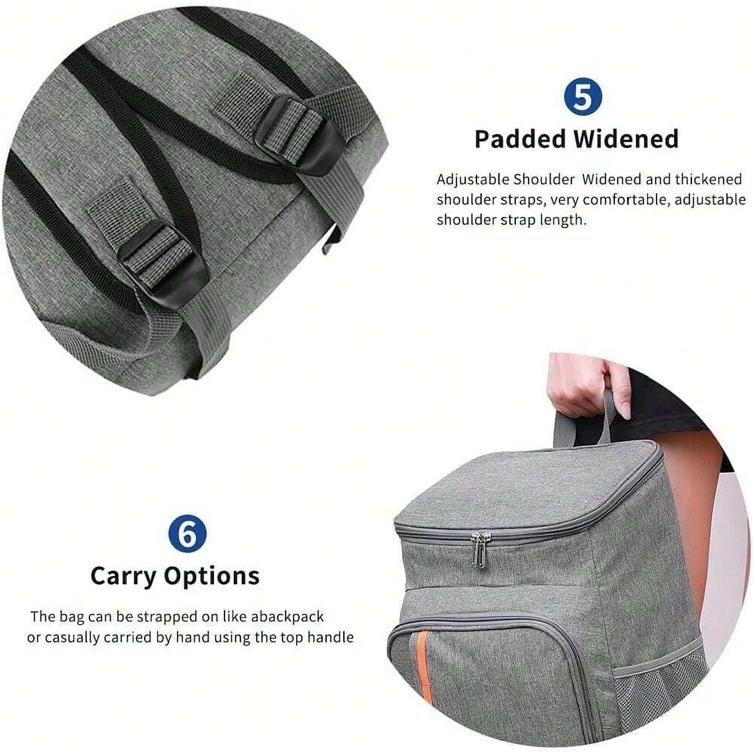 Oxford Backpack Insulated Lunch Bag ?C For Active And Stylish Meals 2