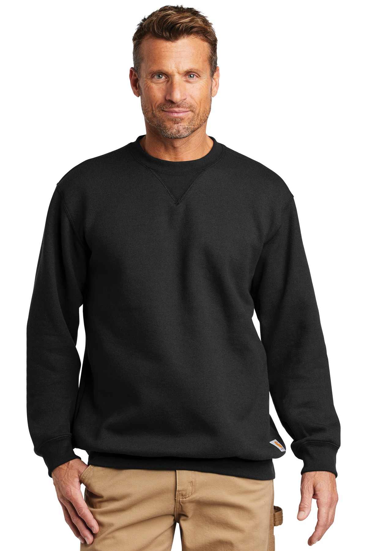 Carhartt Midweight Crewneck Sweatshirt. CTK124, custom hoodie or sweatshirt with logo imprint 21
