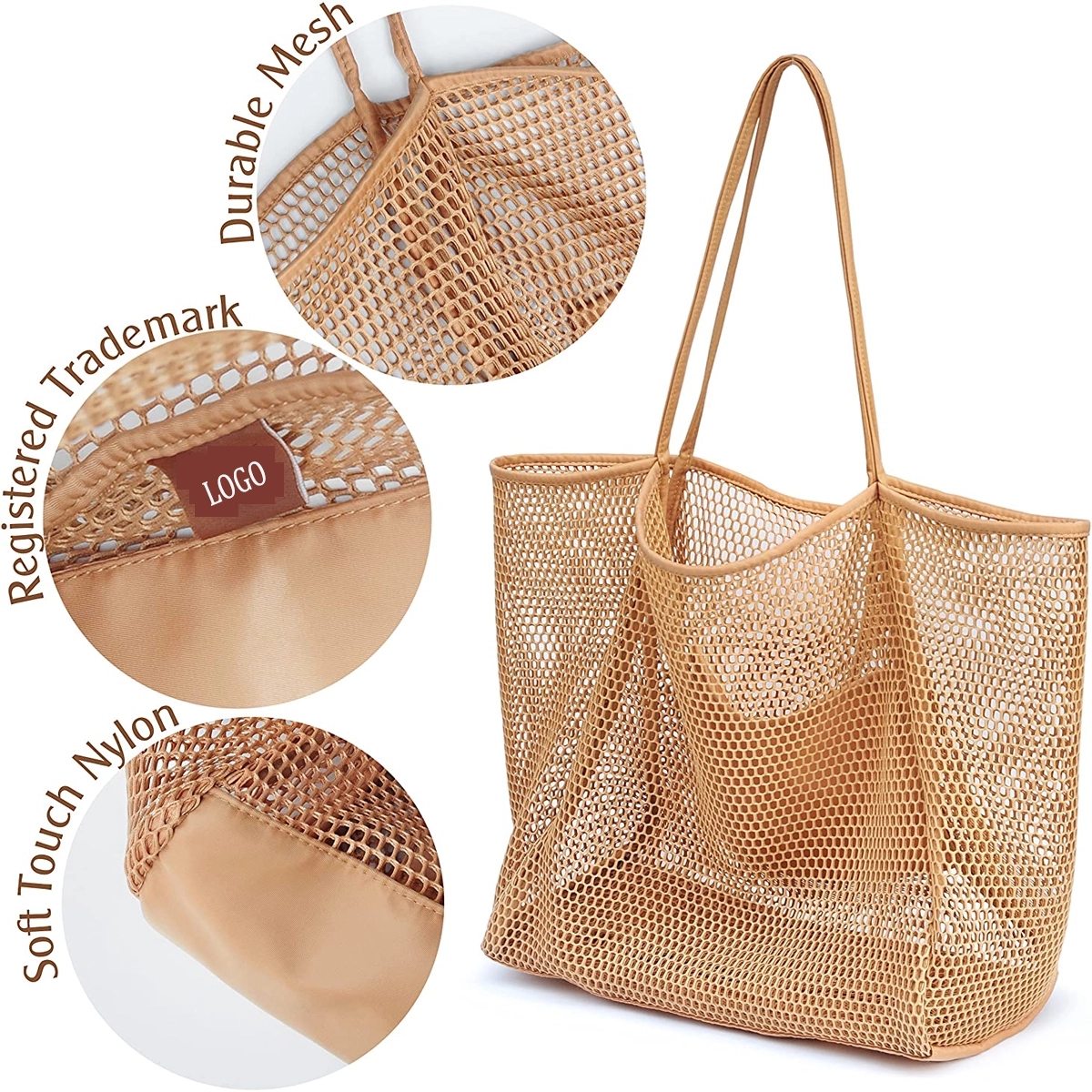 Beach Mesh Tote Bag 2