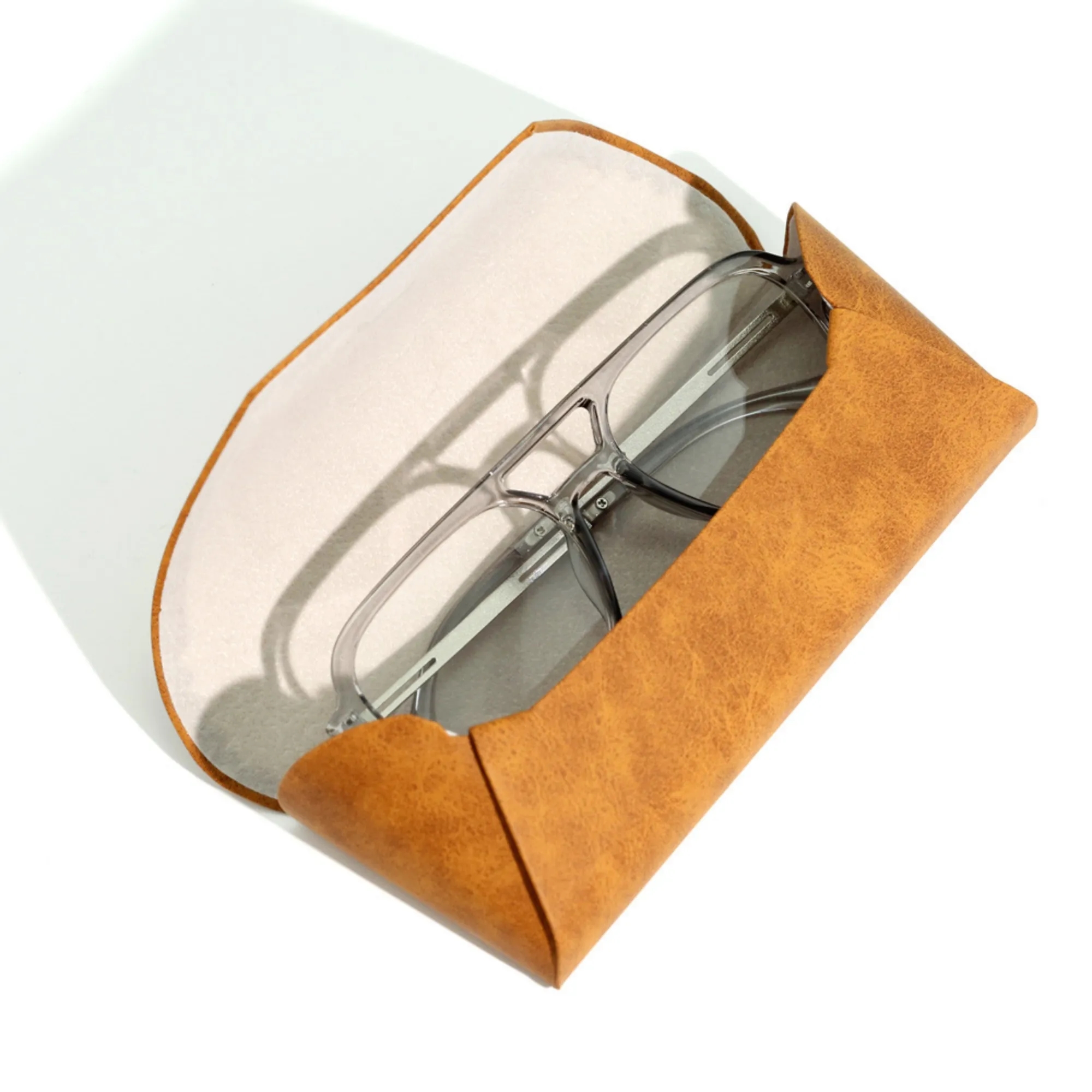 Soft Faux Shearling Sunglasses Case 7