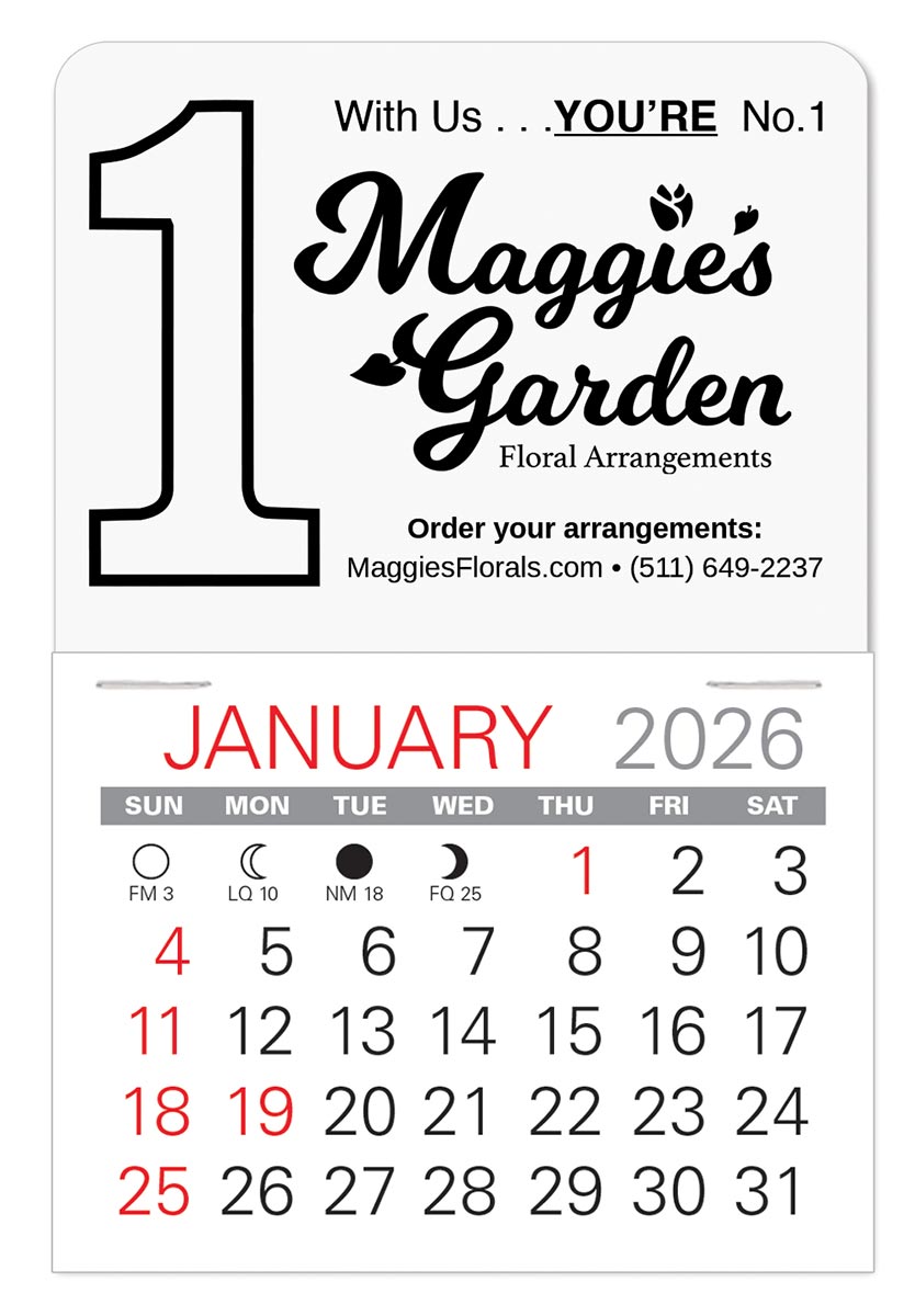 #1 Value Stick™ Calendar 1