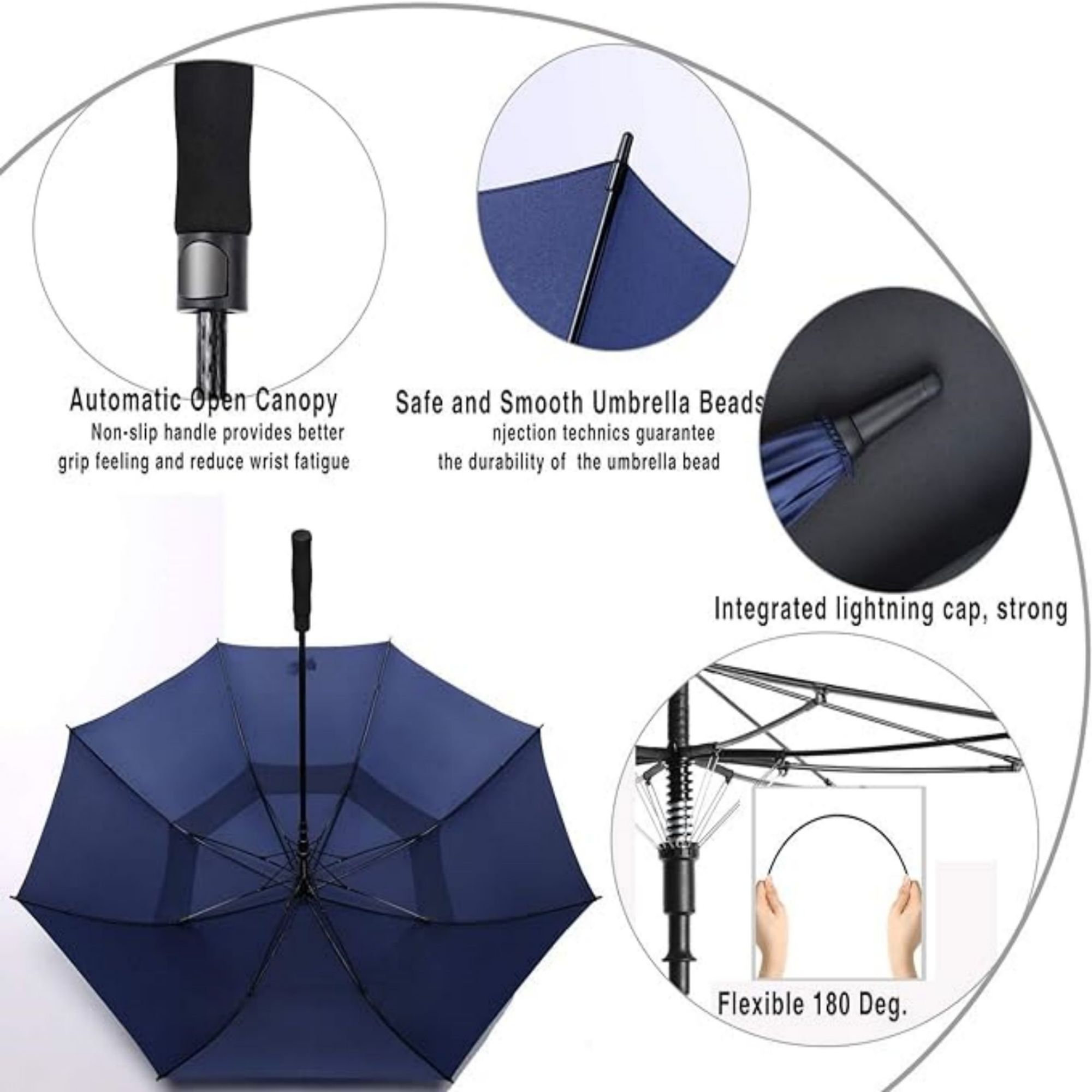 Automatic Open Golf Umbrella 3