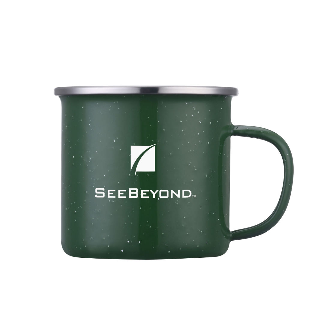 Wren Enamel Mug w/SS Rim - 16oz 9