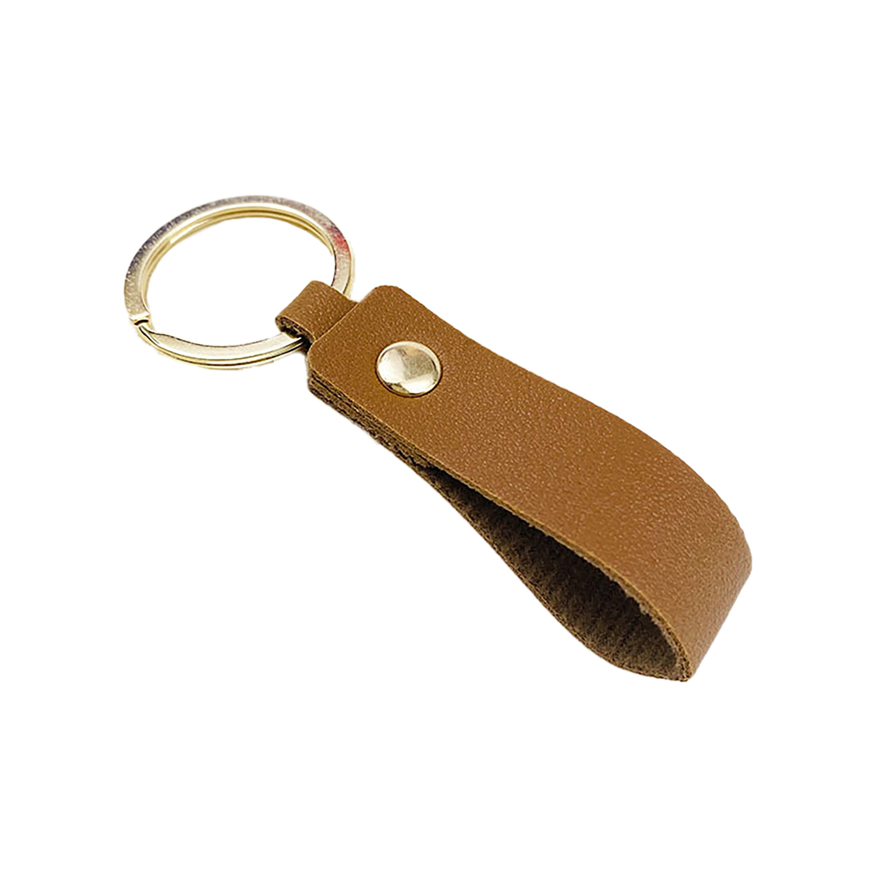 Leather Solid Color Keychains 3