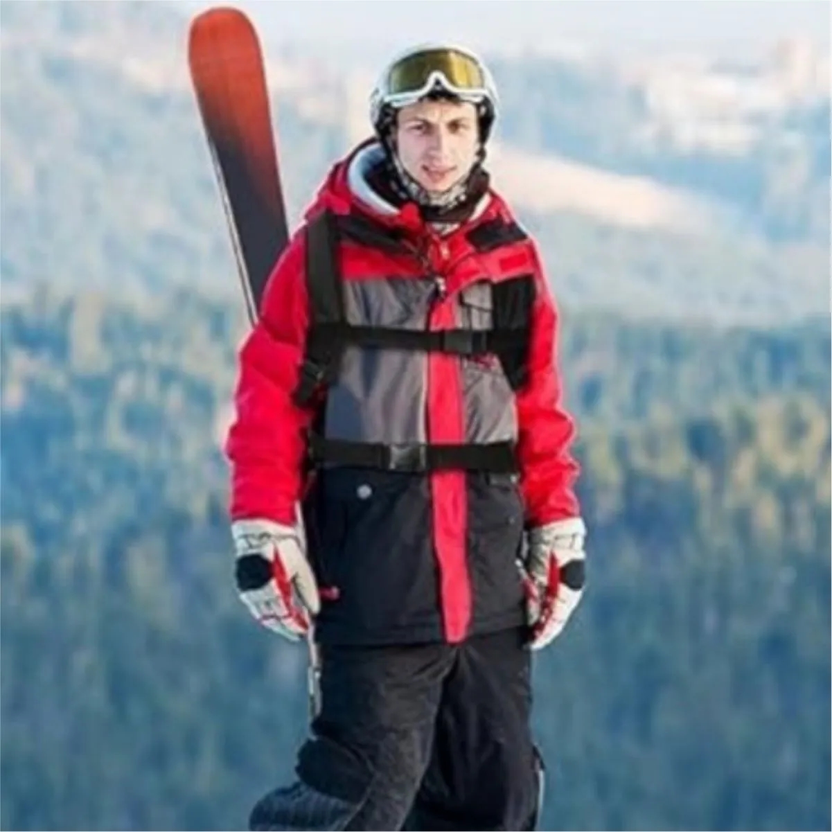 Ski Carry Harness With Adjustable Shoulder Straps 4