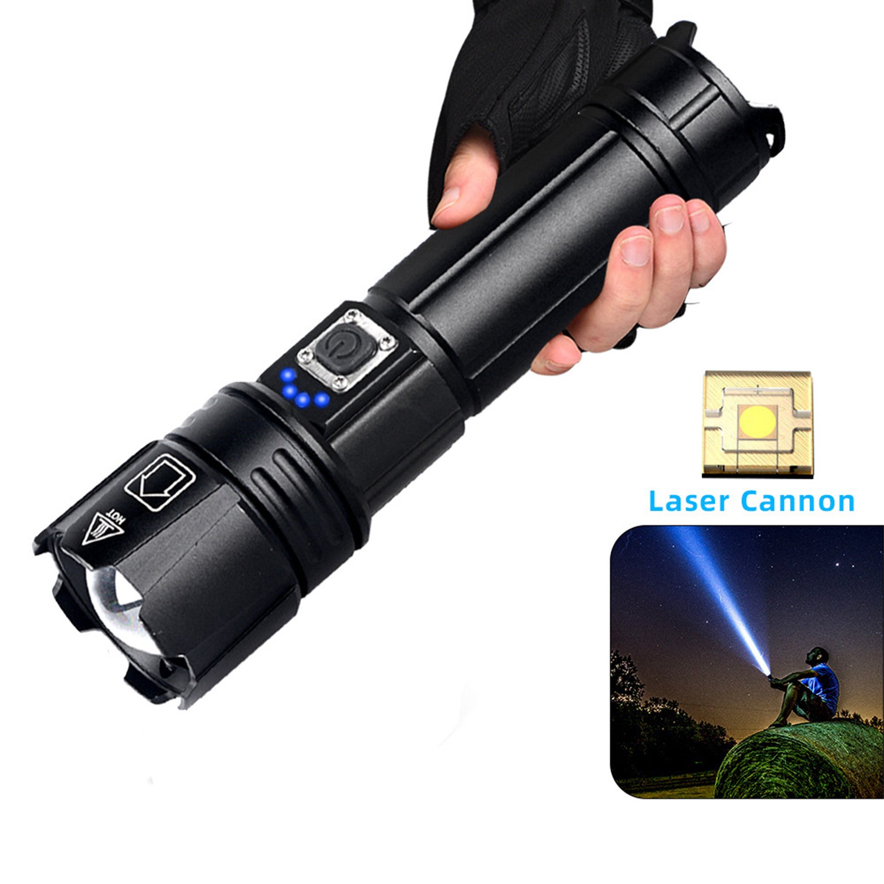 Rechargeable Flashlights High Lumens 3