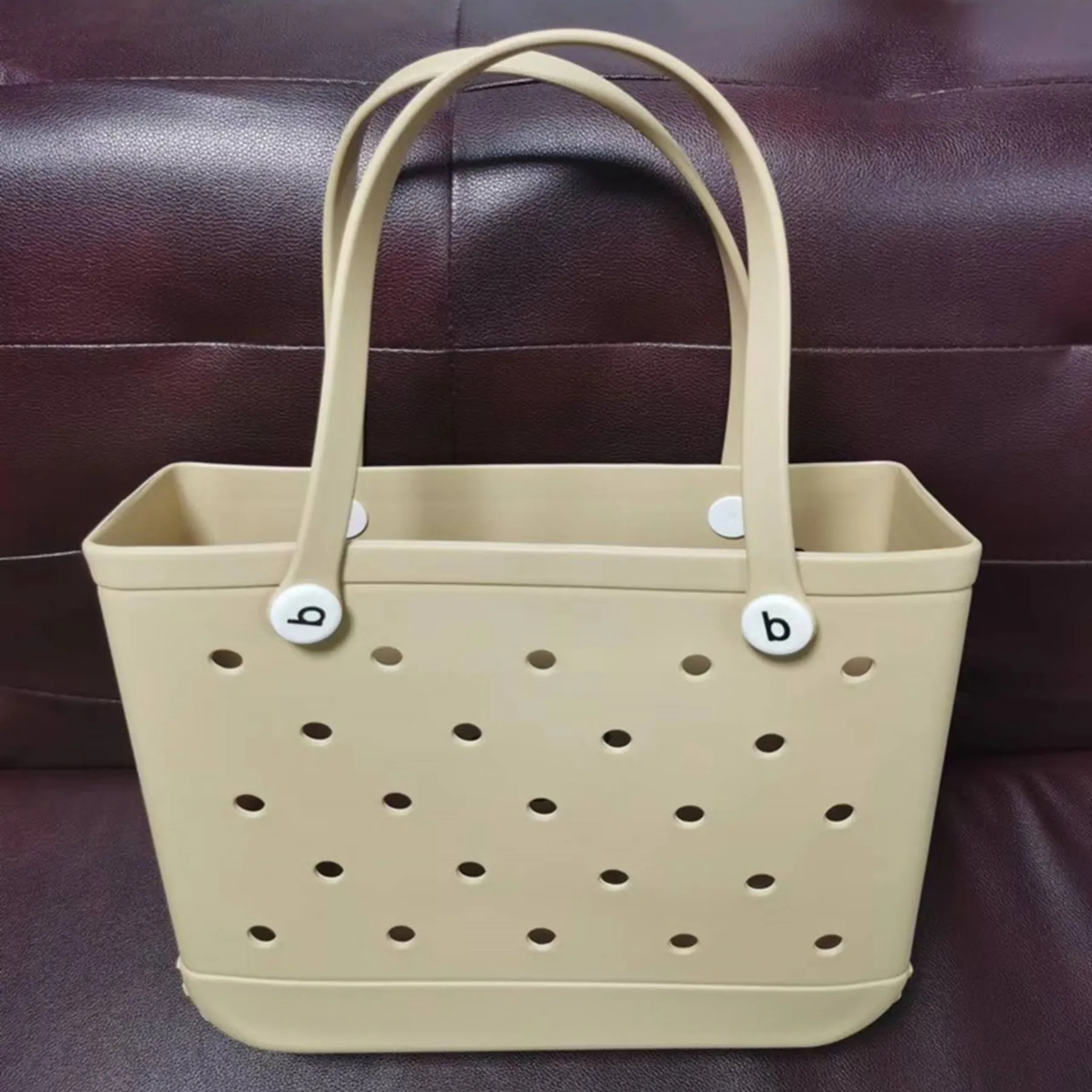 Large EVA Beach Tote Bag with Hole 10