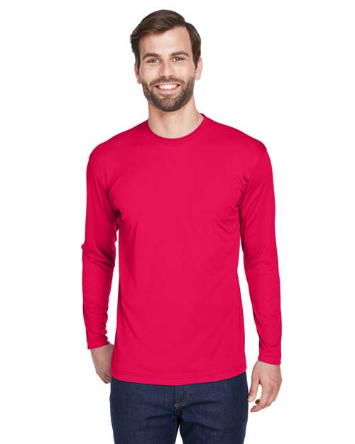 Men's Cool & Dry Sport Long Sleeve Performance Interlock T-Shirt - 8422 71