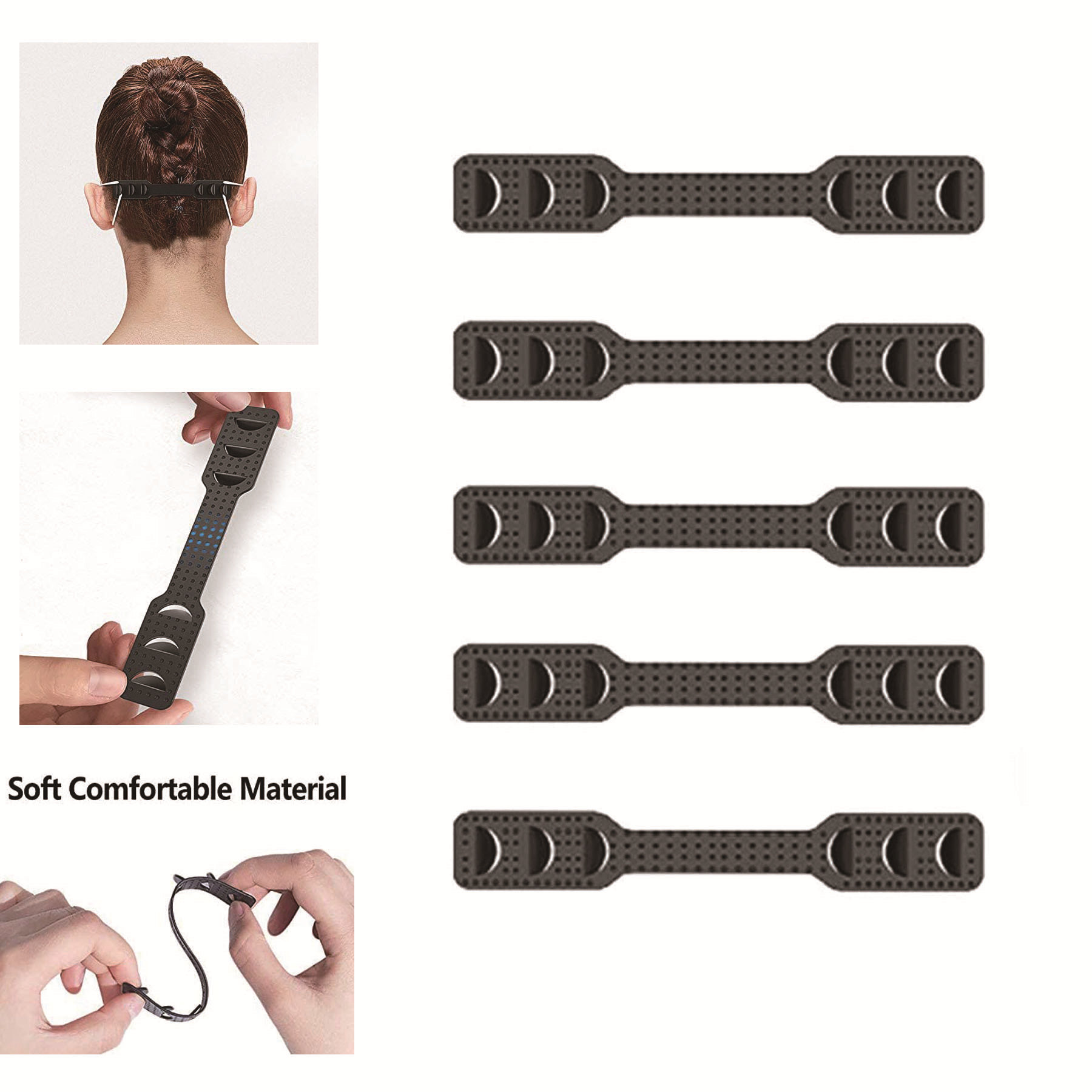 Silicone Ear Strap Extender For Face Covers 1