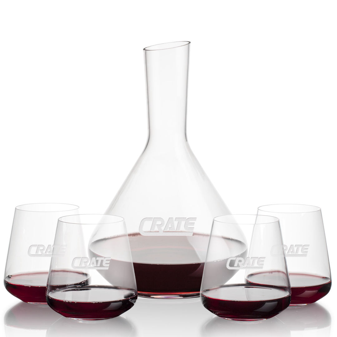 Terrassa Carafe & Breckland Stemless Wine 8