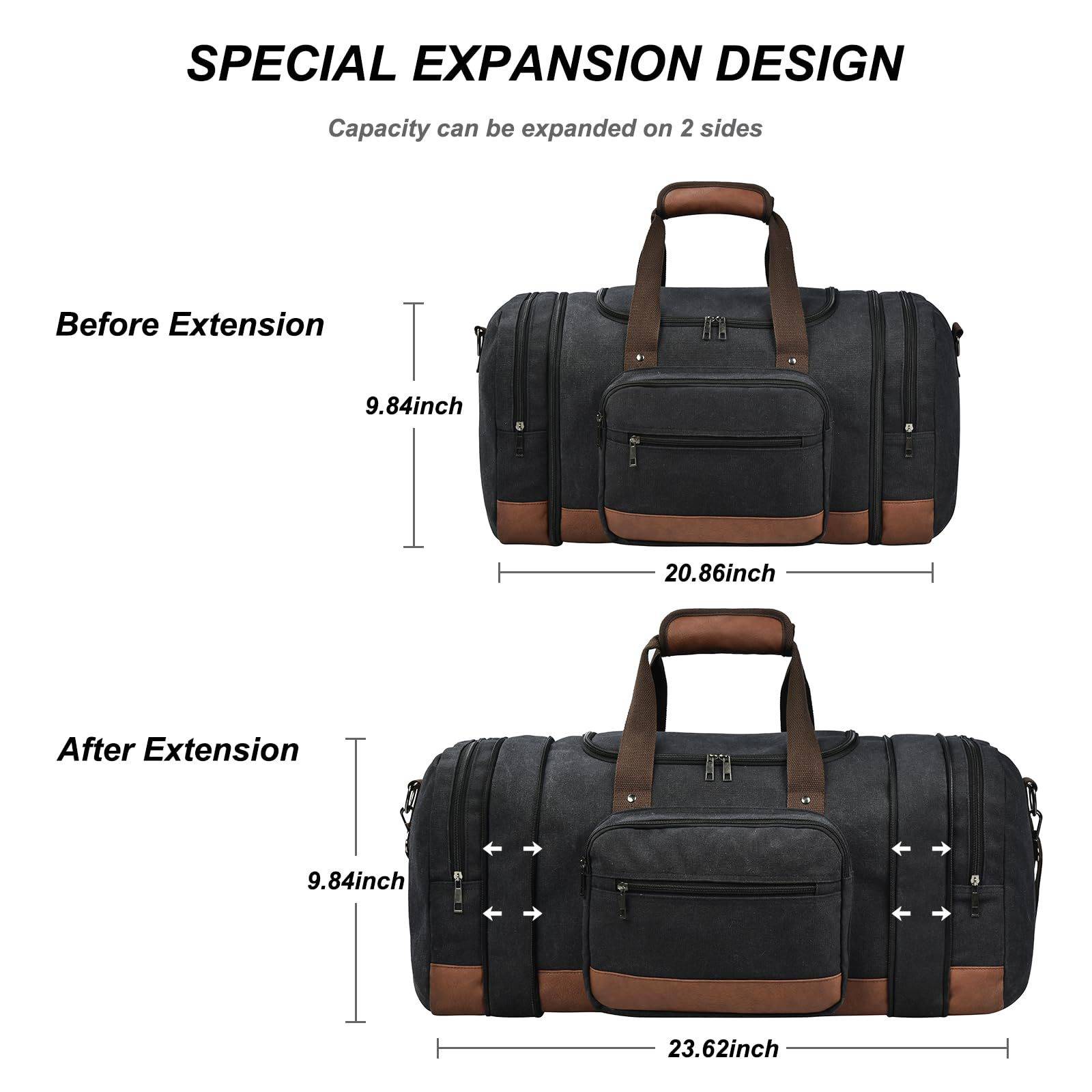 Expandable Canvas Duffle Bag 6