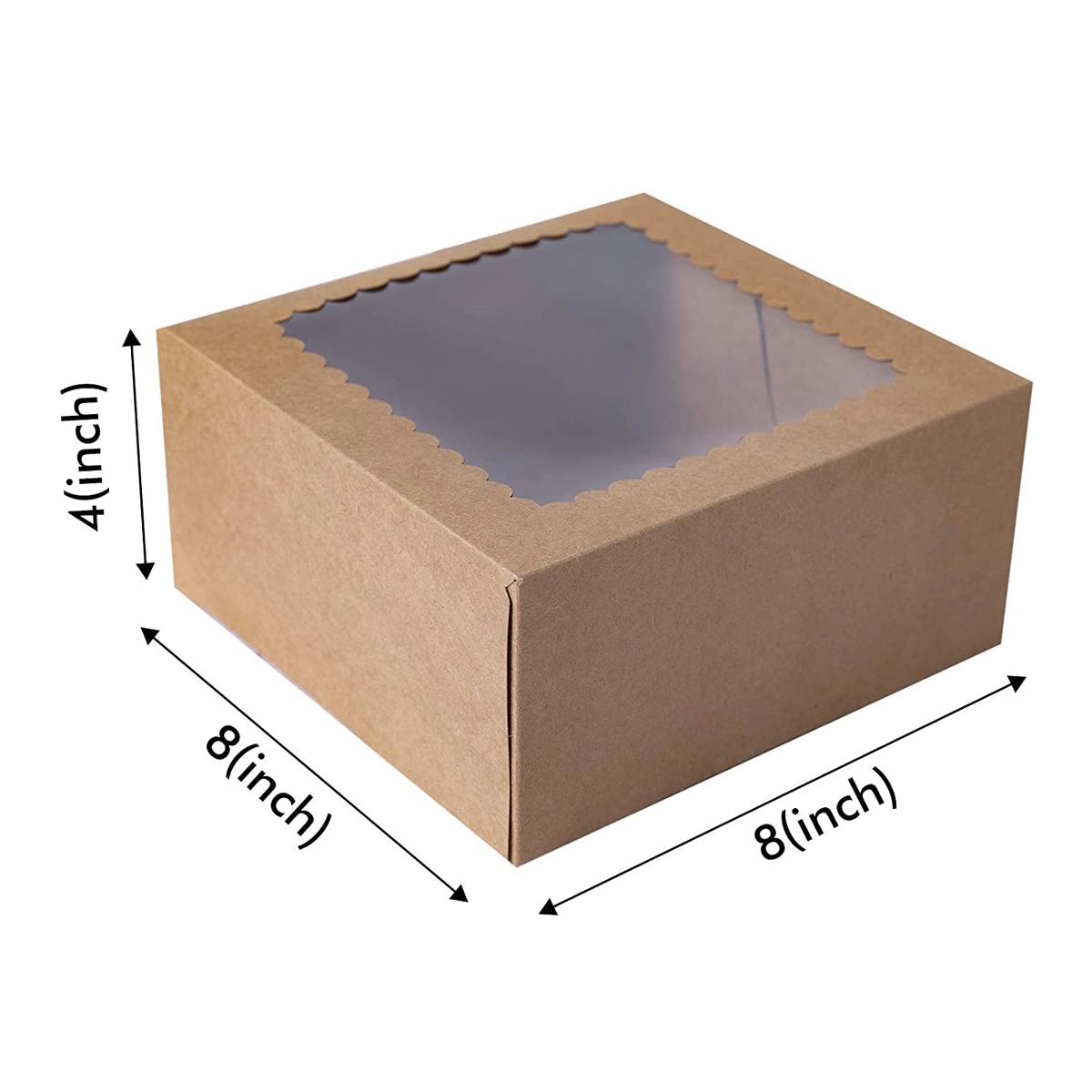 8 Inch Cake Box with Window 3