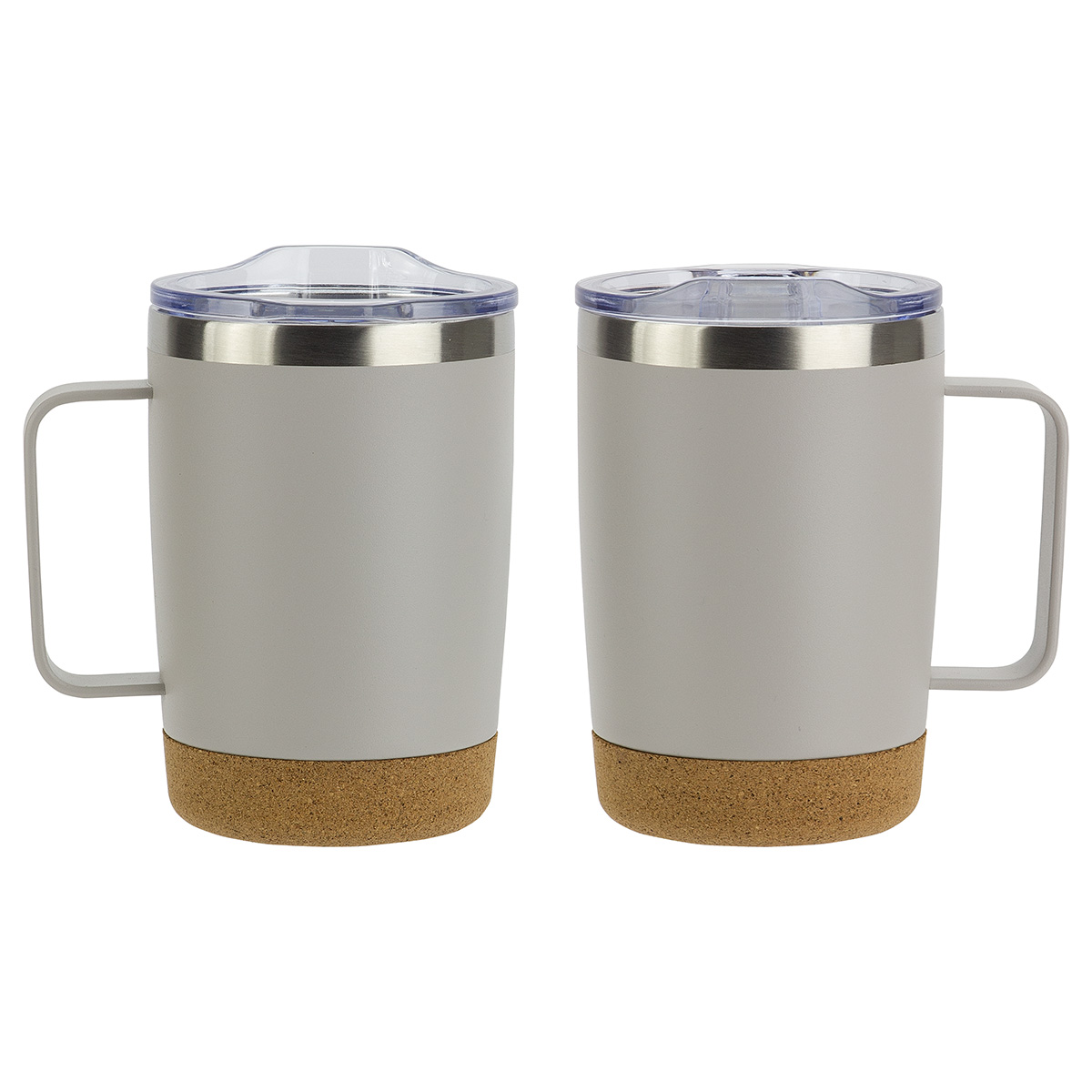 Sapora 12 oz Vacuum Insulated Stainless Steel Mug with Cork Base 16