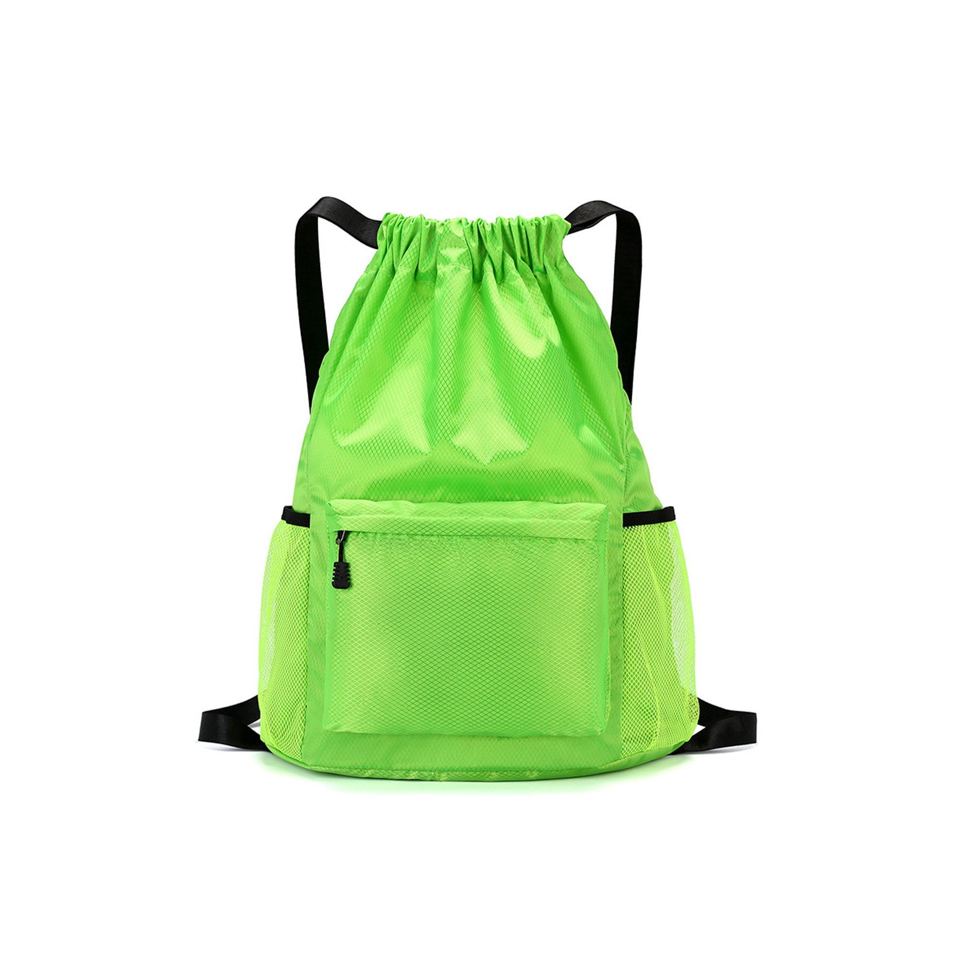 Customizable Oxford Mesh Gym Bag with Zipper Pocket 6