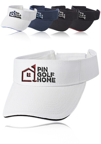 Solid Color Brushed Cotton Sandwich Visors