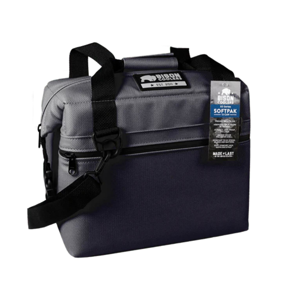 12-Can Bison® USA-Made SoftPak XD Cooler Bag (13" x 8" x 11")