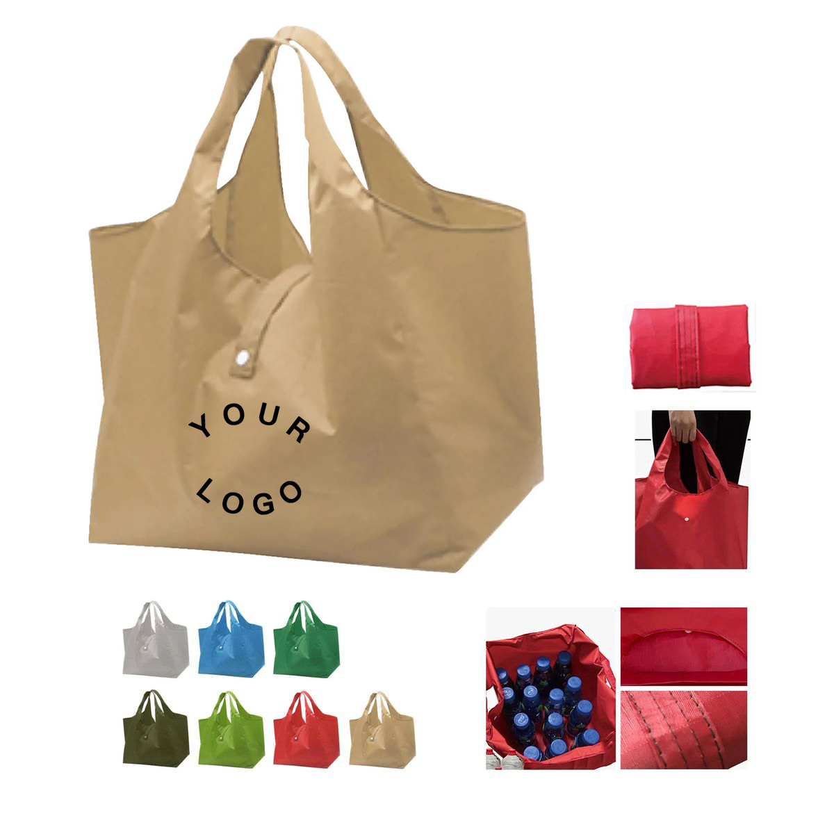 Oxford Water Resistant Carry Bag, custom tote bag with logo imprint 9