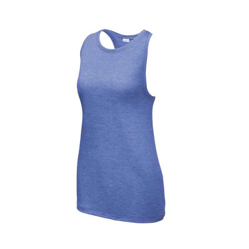 Sport-Tek Women's PosiCharge Tri-Blend Wicking Tank. 6