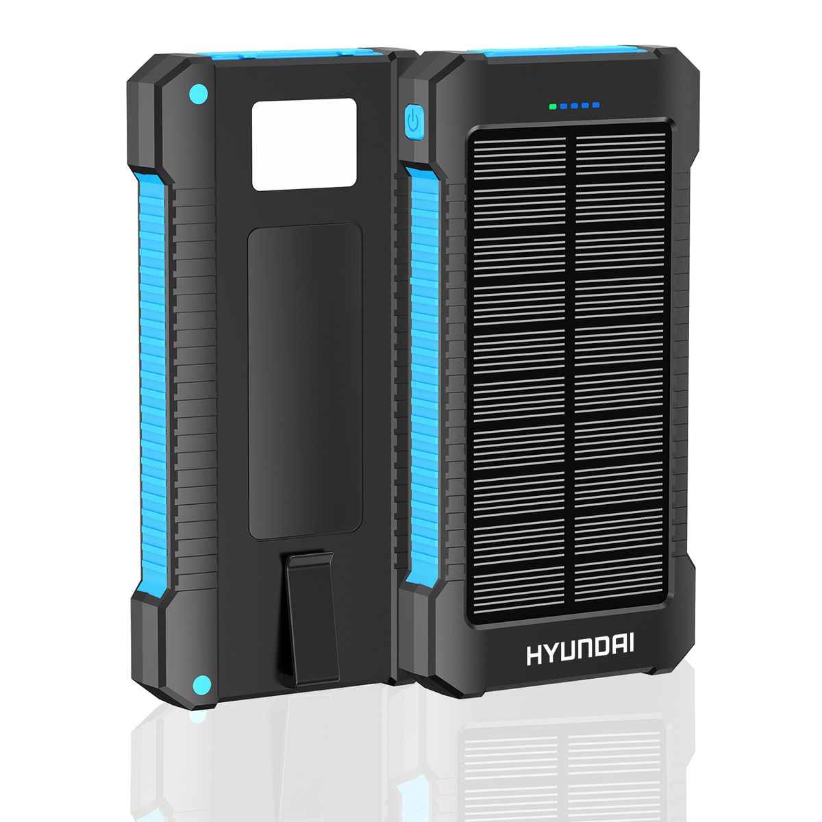 10000mAh Solar Phone Charger /Power Bank with Flash Light 3