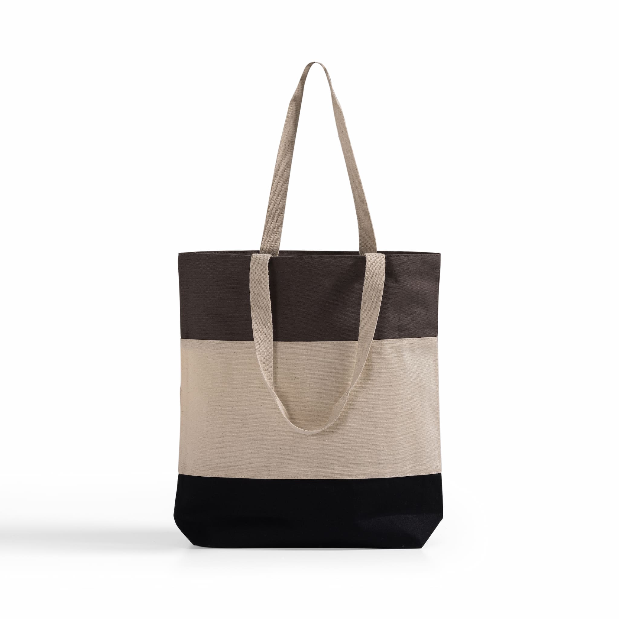 Tri-Color Canvas Tote Bag 21