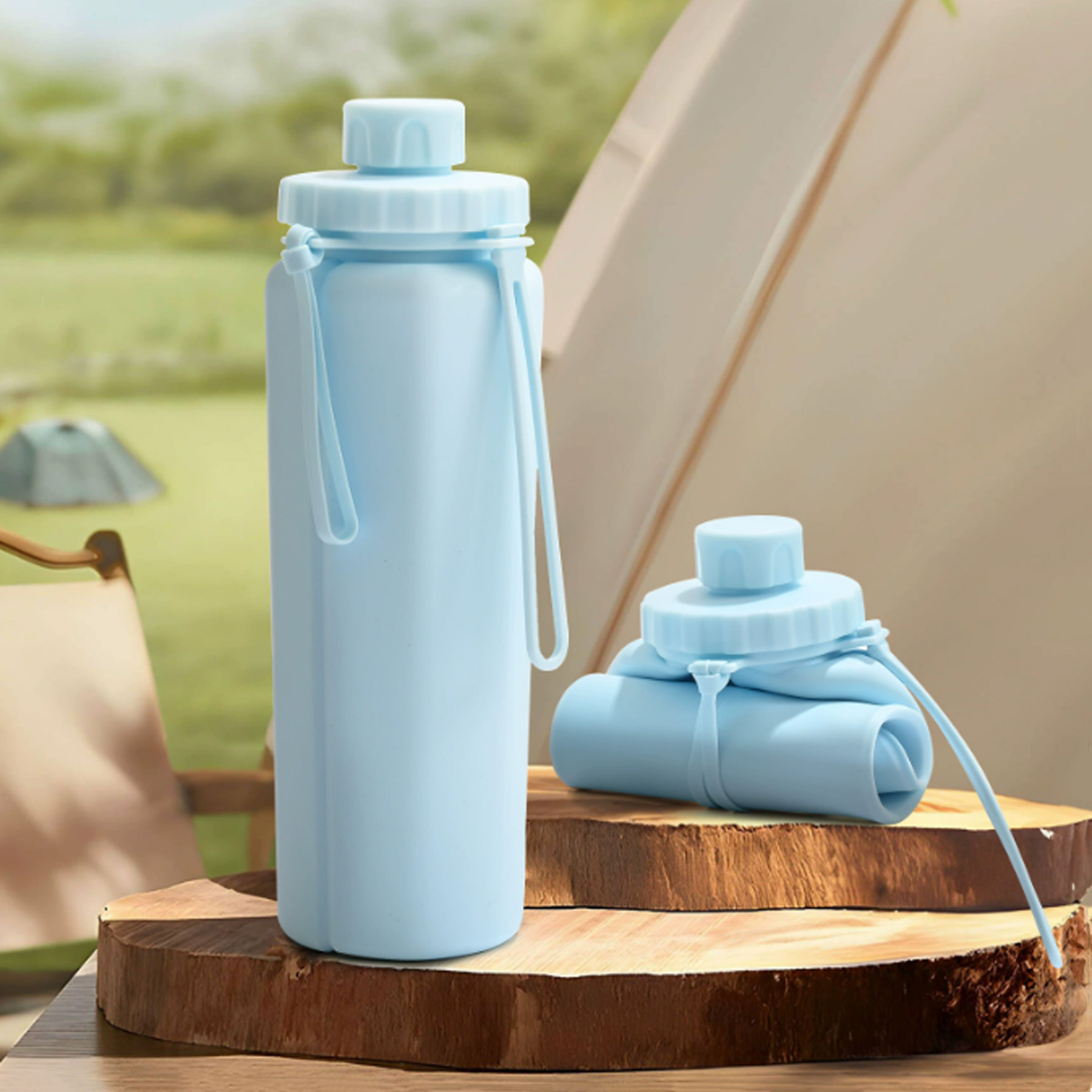 Foldable Silicone Sports Kettle 4