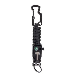 Rope Key Chain With Compass 3