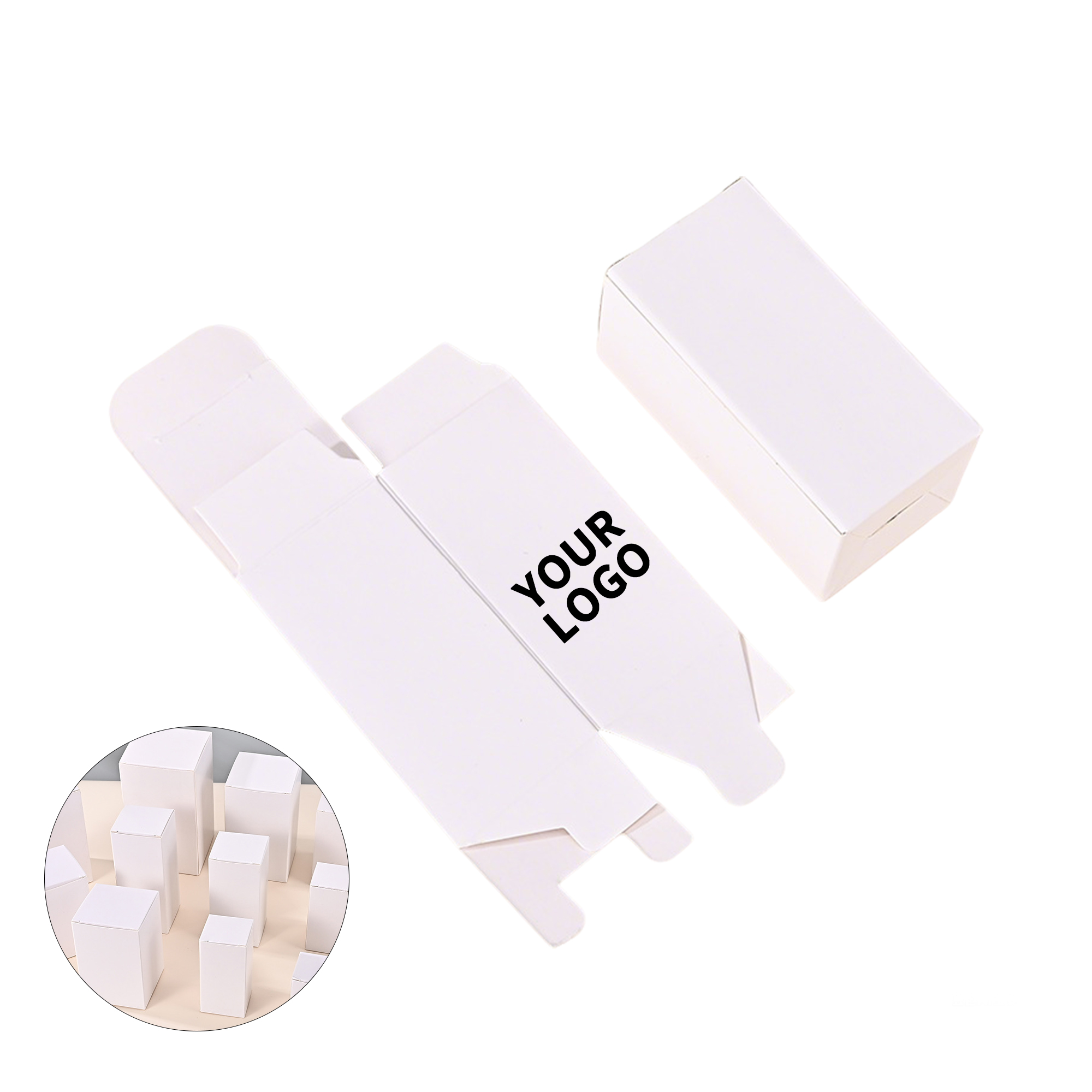 Customized White Cardboard Packing Box 2