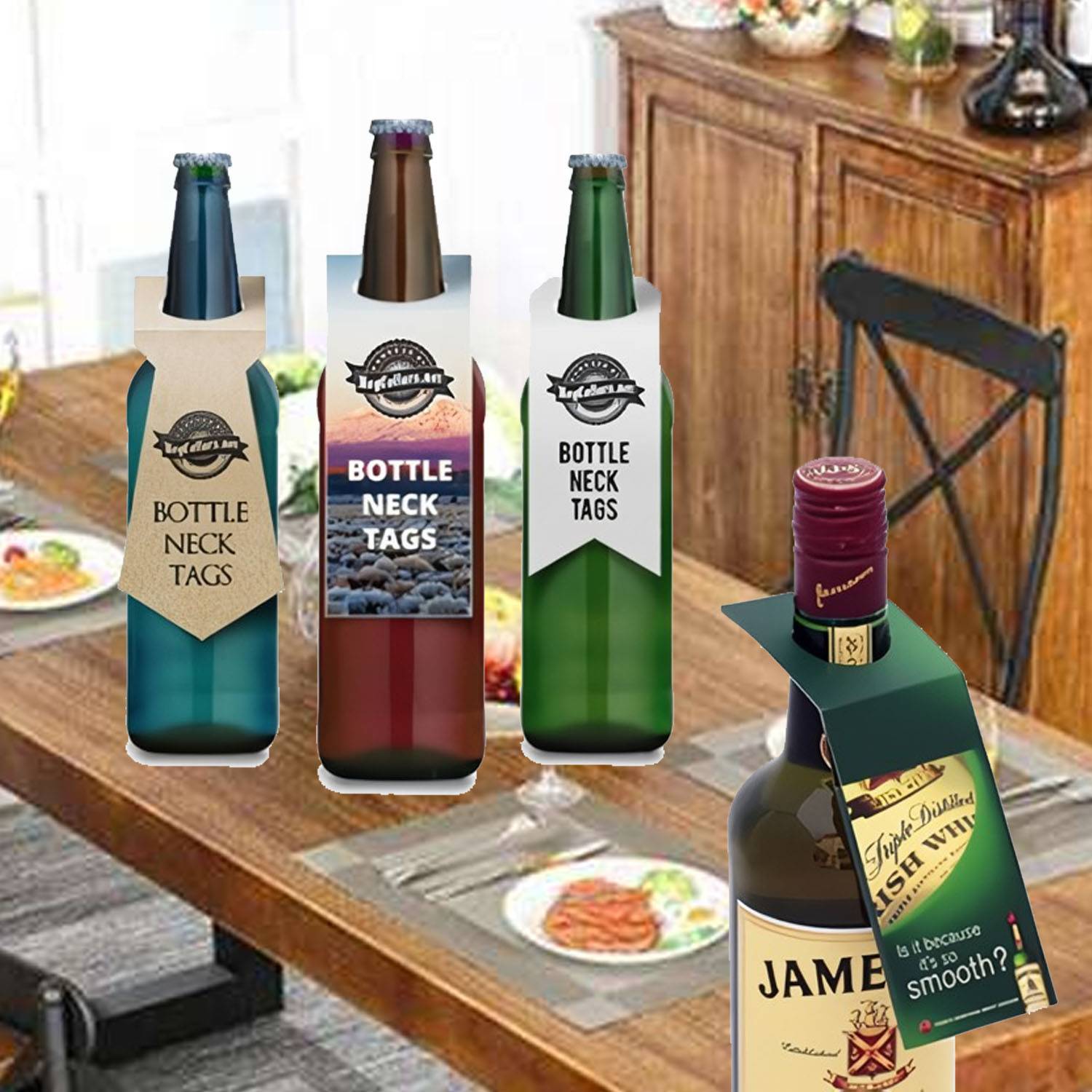 Custom Wine Bottle Card 4