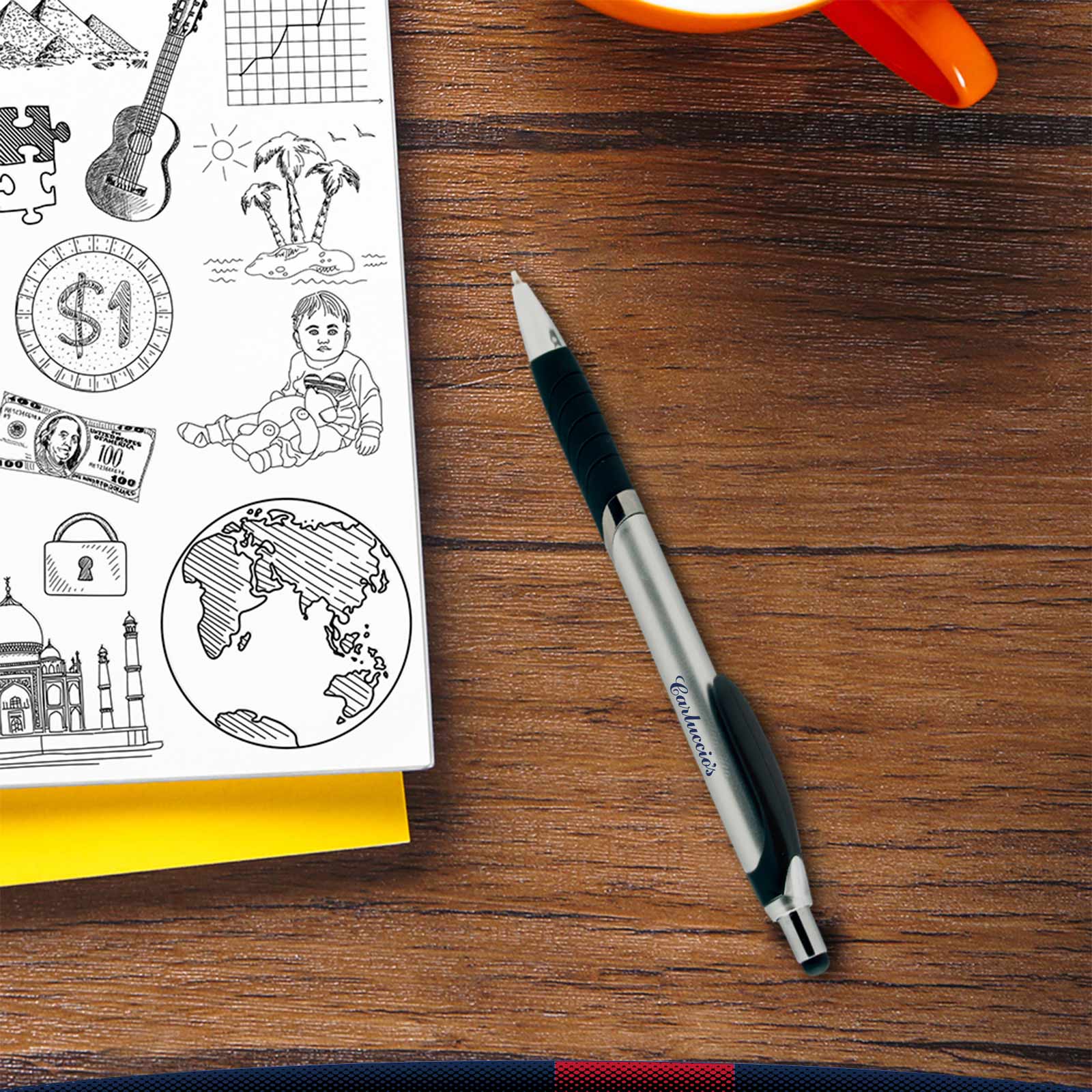 Kuma Plastic Pens with Screen Touch Stylus 10
