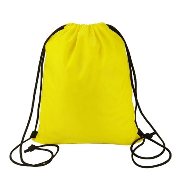Ultra Light Polyester Drawstring Backpacks - 13" W x 16" H 12