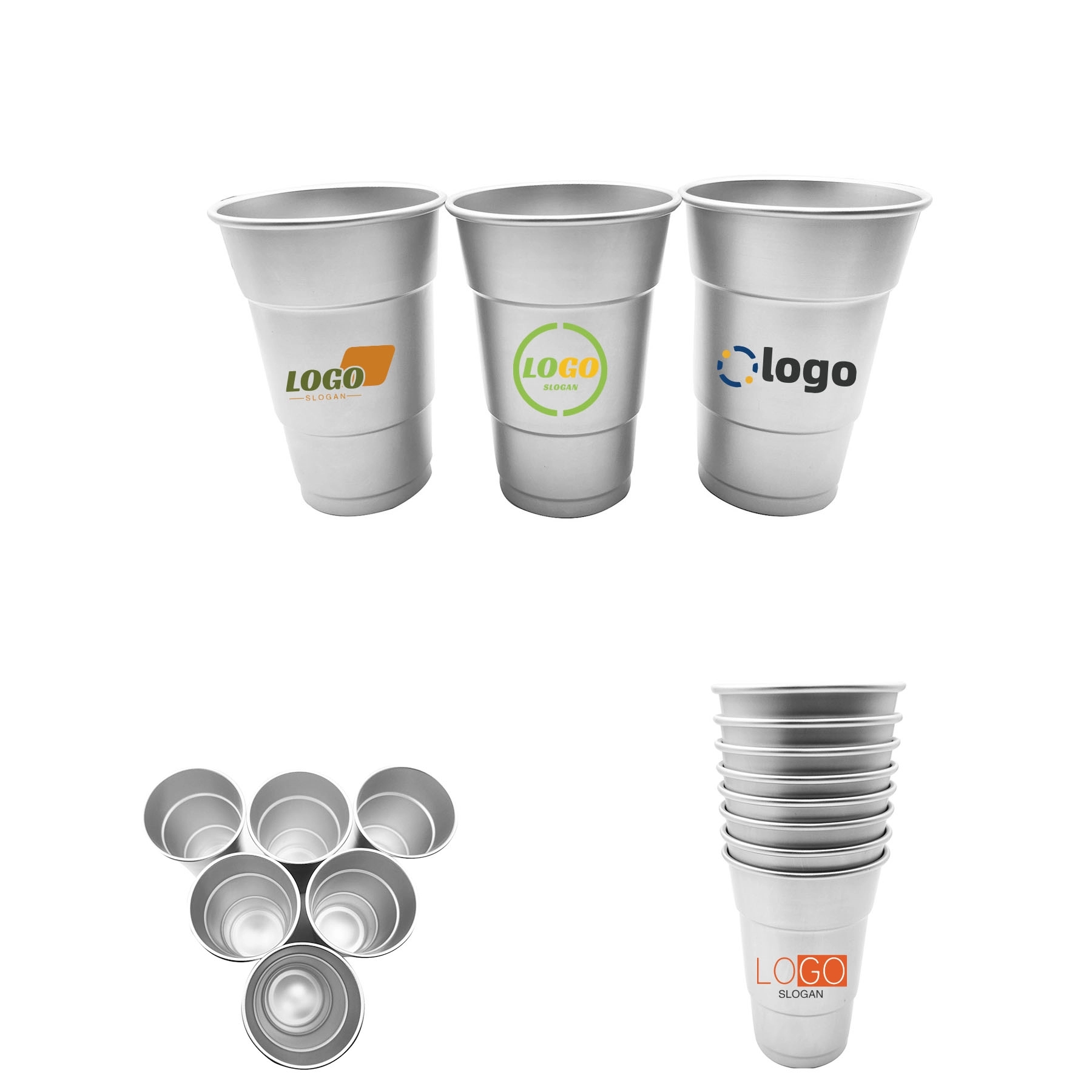 Full Color Aluminum Beer Cup