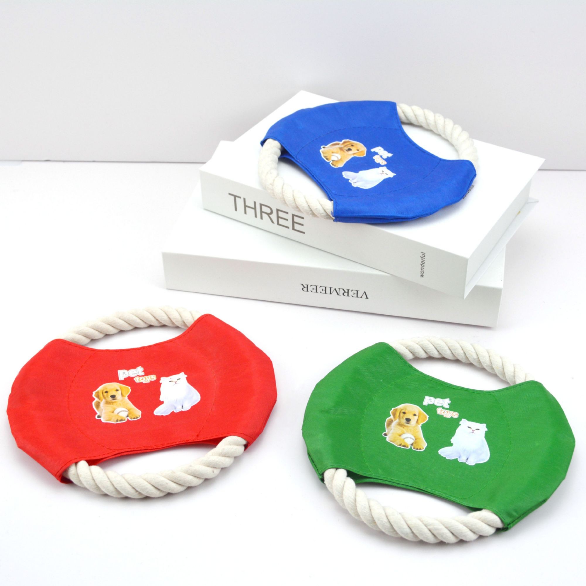 Durable Cotton Rope Throwing Disc 4