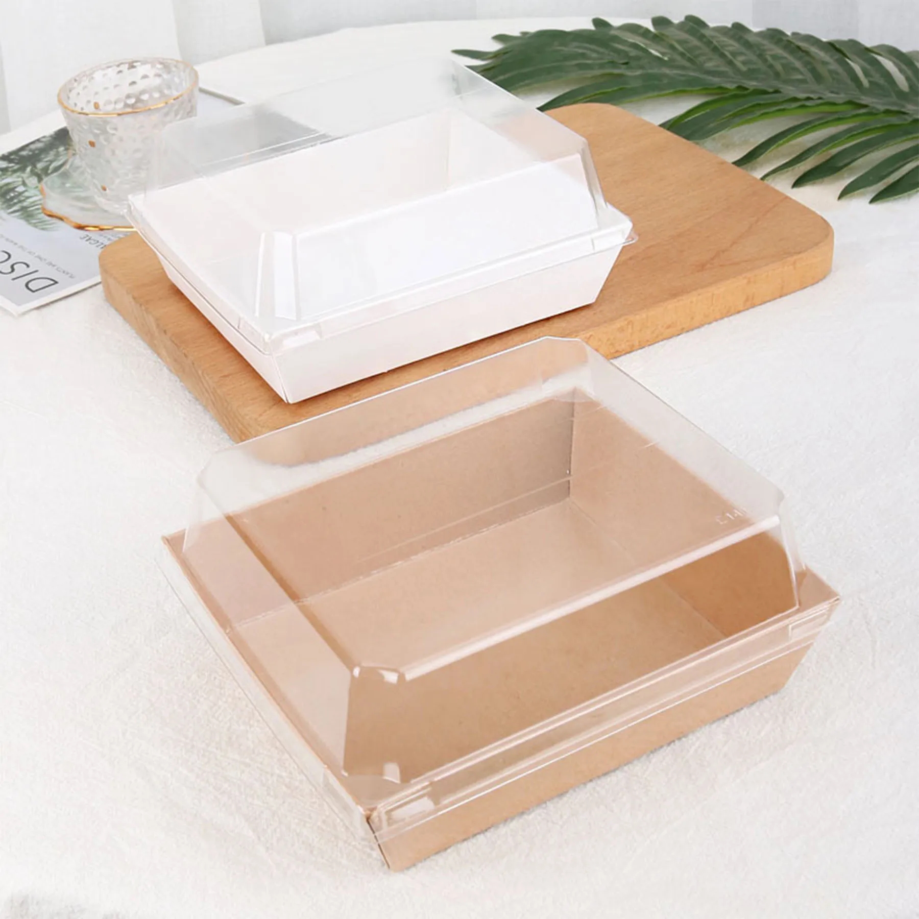 Cake Slice Boxes with Clear Lids 5