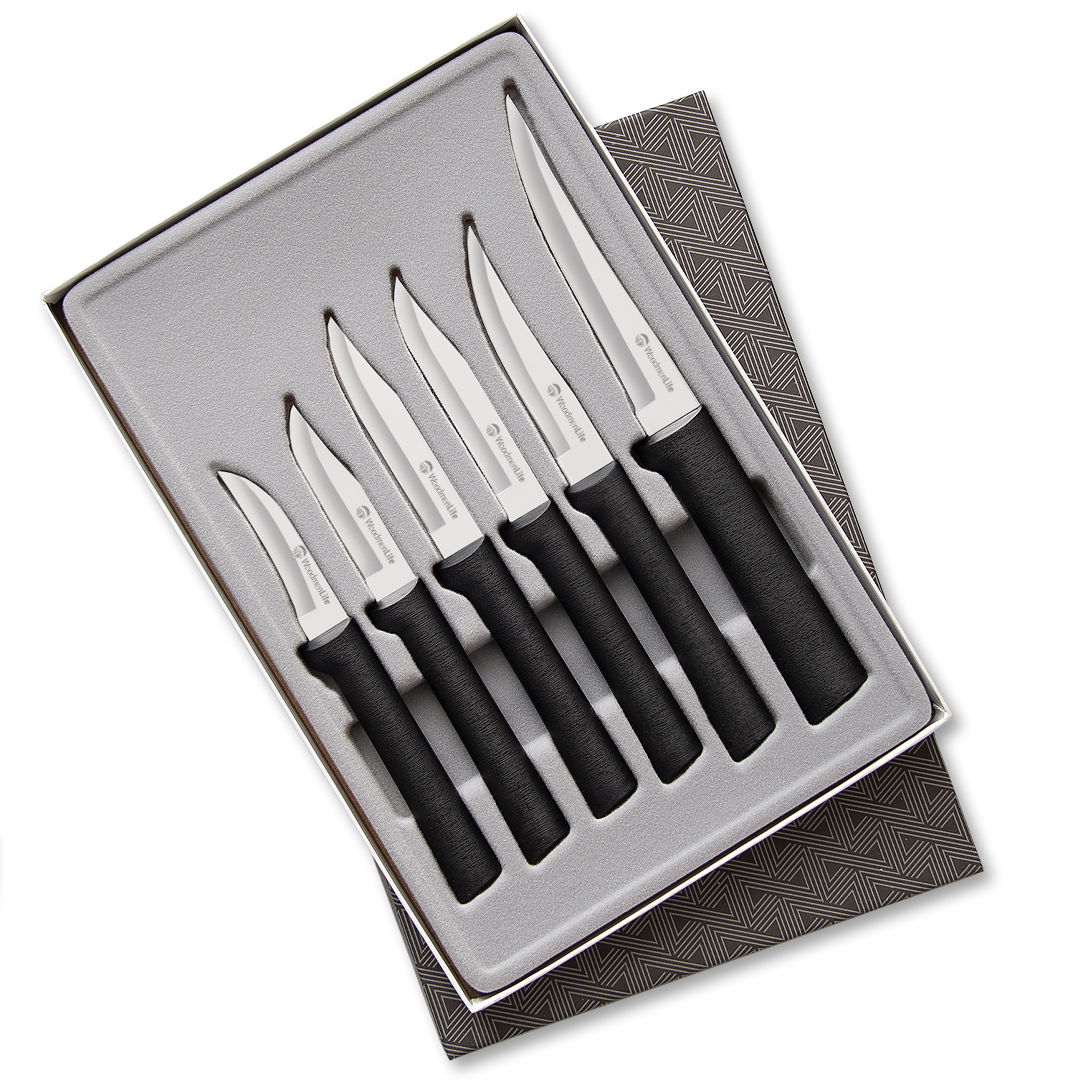 All Star Paring Knives Gift Set w/Black Handle 3