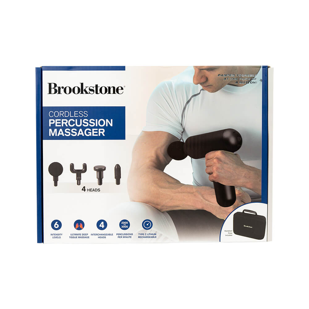 Brookstone Handheld Deep Tissue Percussion Massager 11