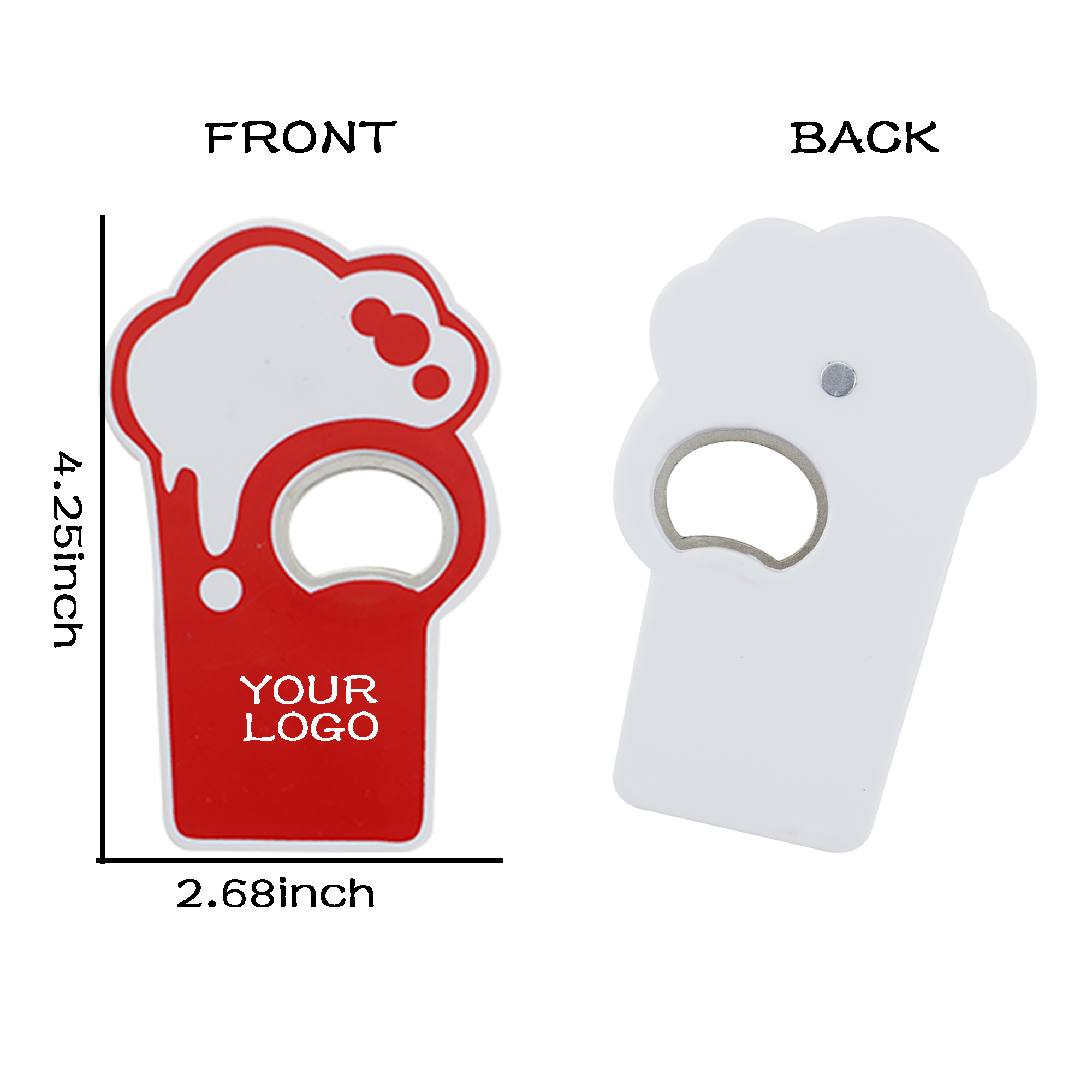 MOQ 20 PCS Fridge Magnet Bottle Opener 2