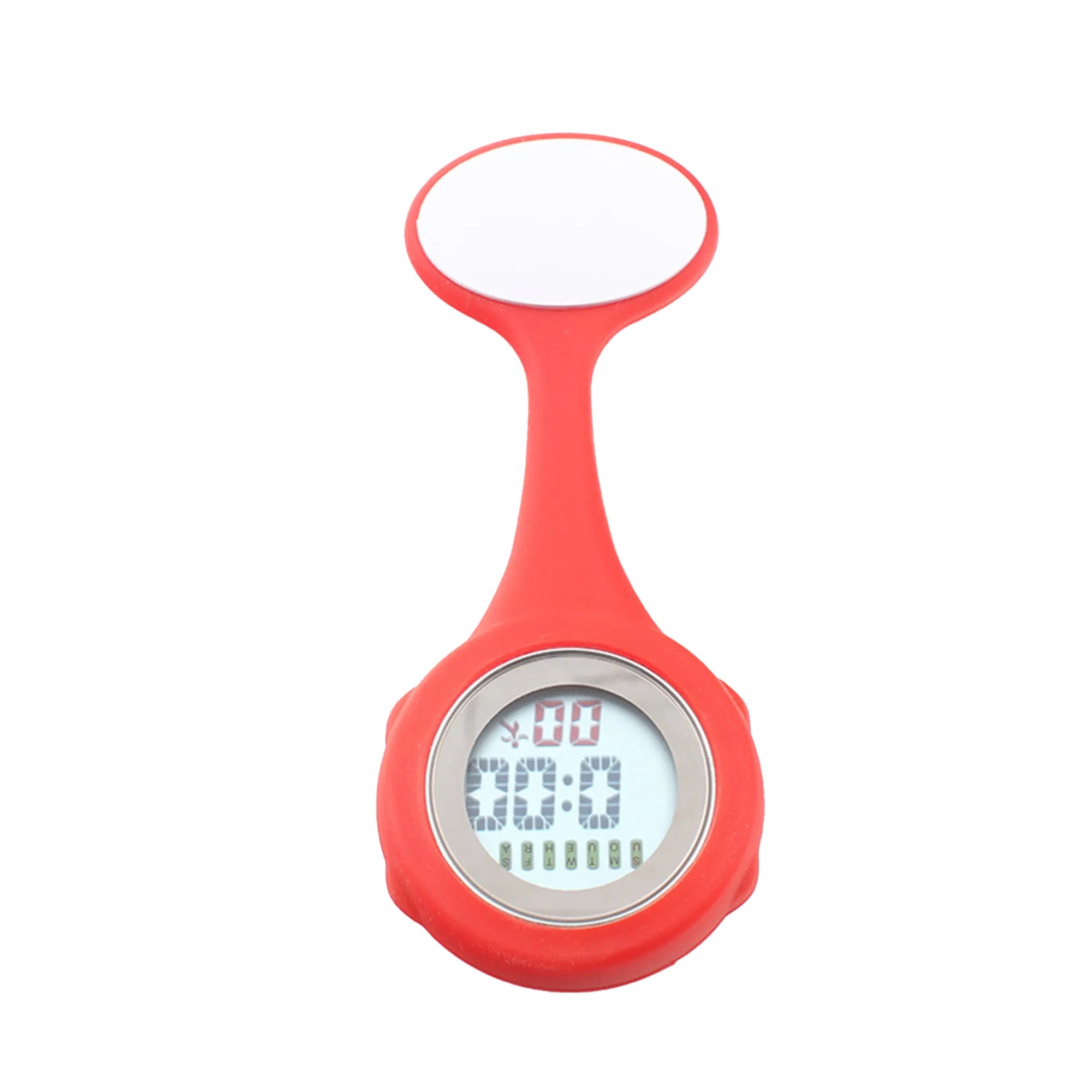 New Luminous Silicone Digital Brooch Electronic Watch 2