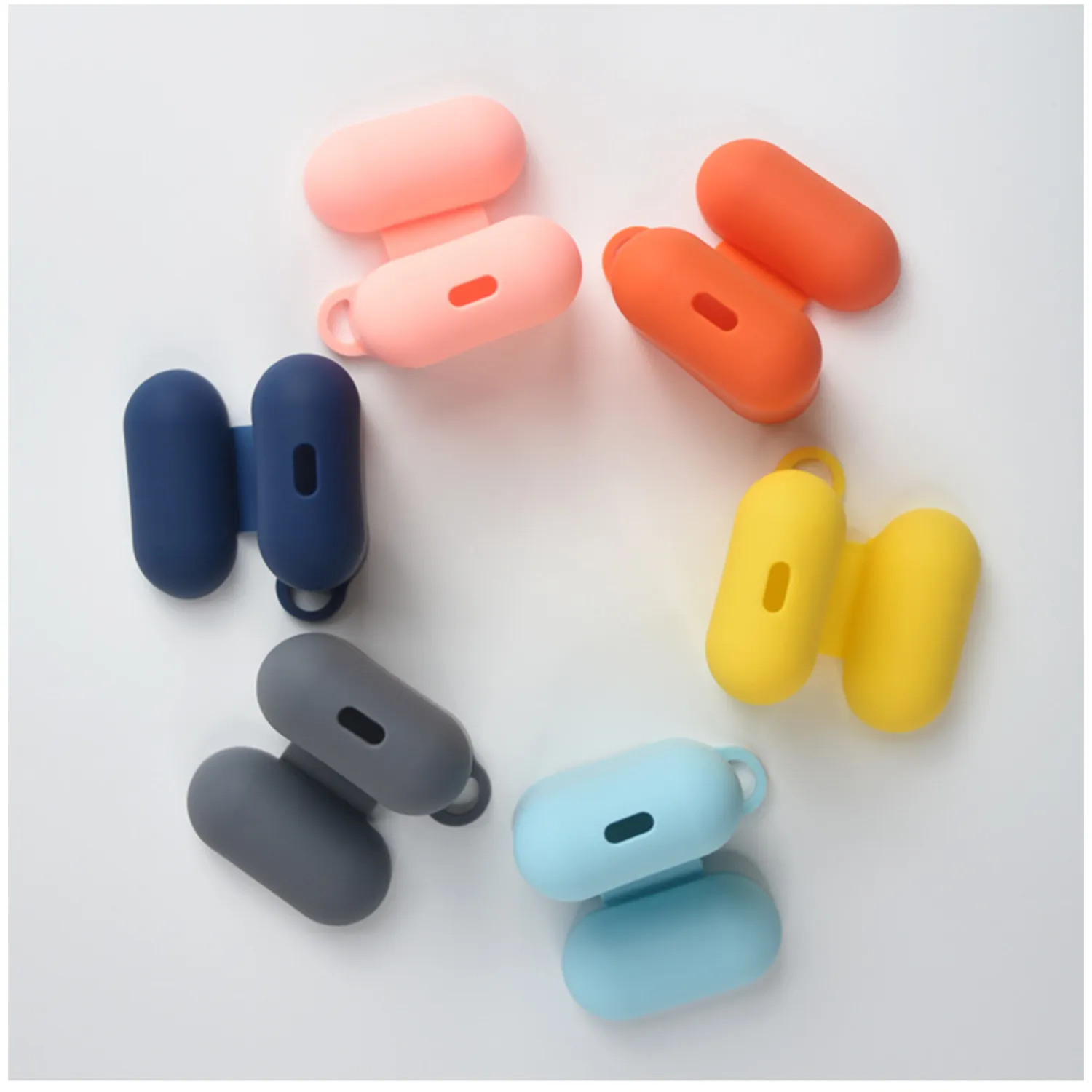 Premium Silicone Earphone Case with Carabiner 5
